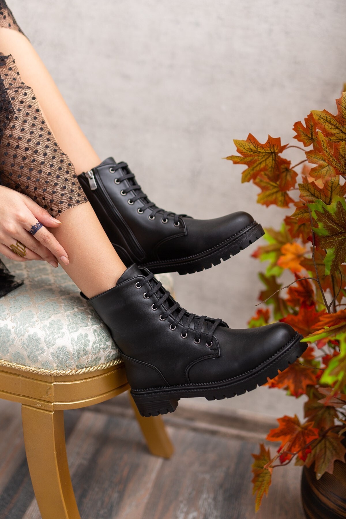 2076 Tüm Yüz Postal Kadın Bot - Görsel 6