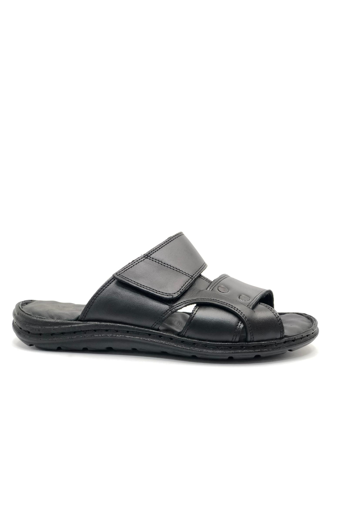 1927 %100 Hakiki Deri Erkek Full Ortapedik Terlik - Görsel 5