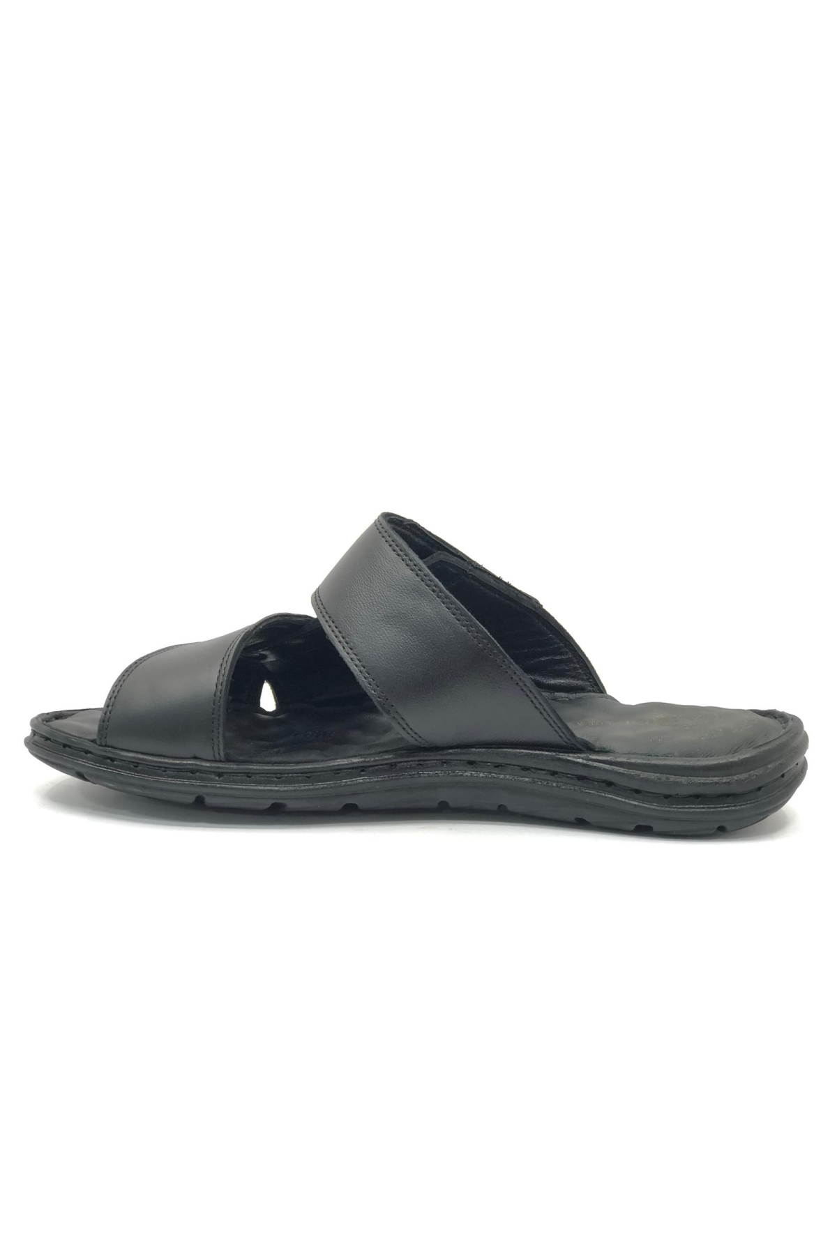 1927 %100 Hakiki Deri Erkek Full Ortapedik Terlik - Görsel 6