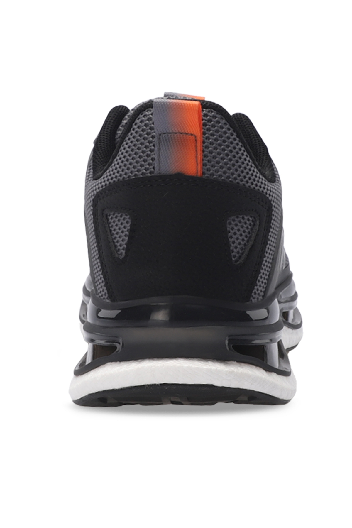 ZEUS Erkek Sneaker Ayakkabı Koyu Gri / Turuncu - Görsel 7