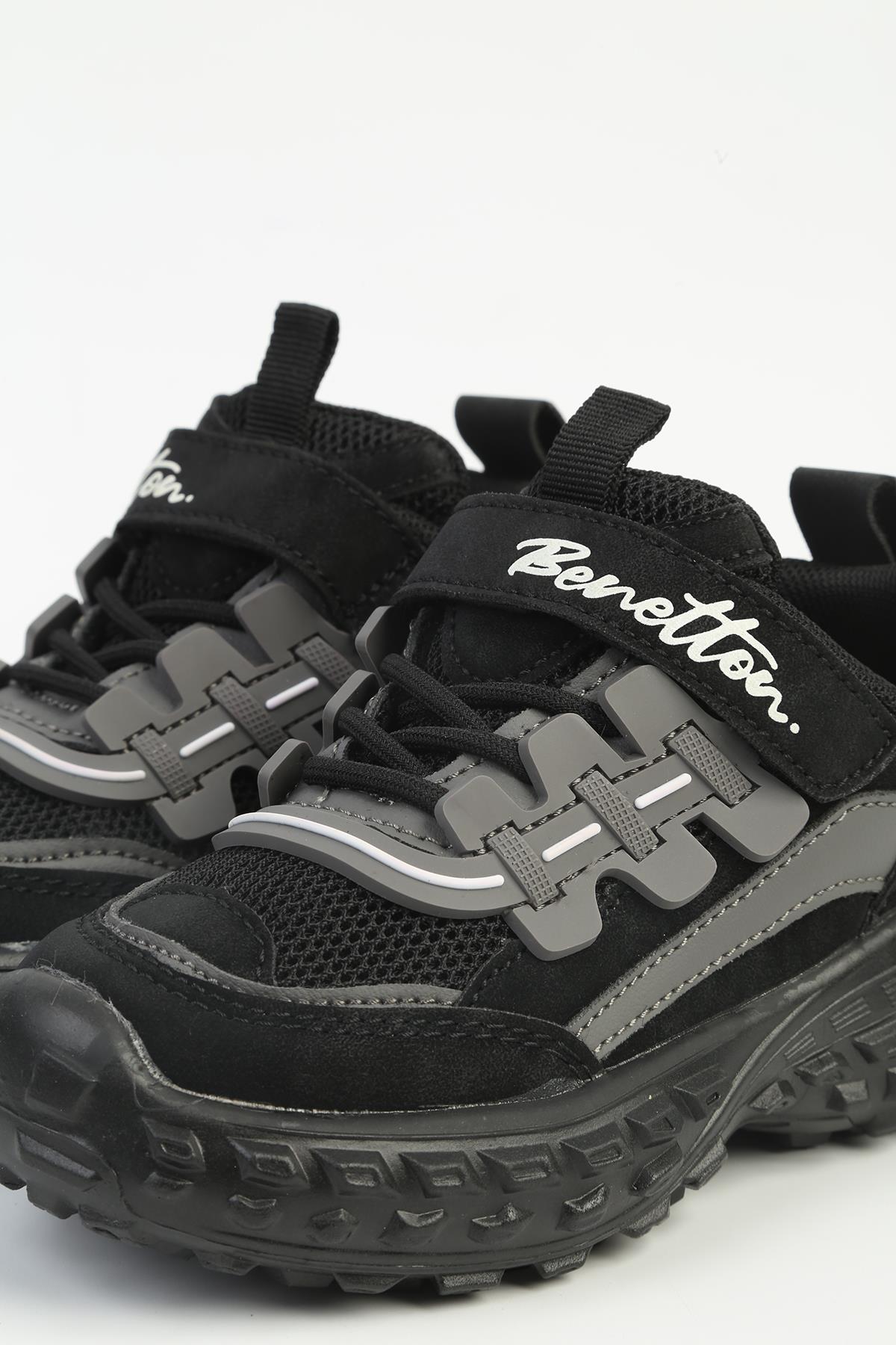 ® Siyah Çocuk Spor Ayakkabı İTHAL BNI-11136 - Görsel 6