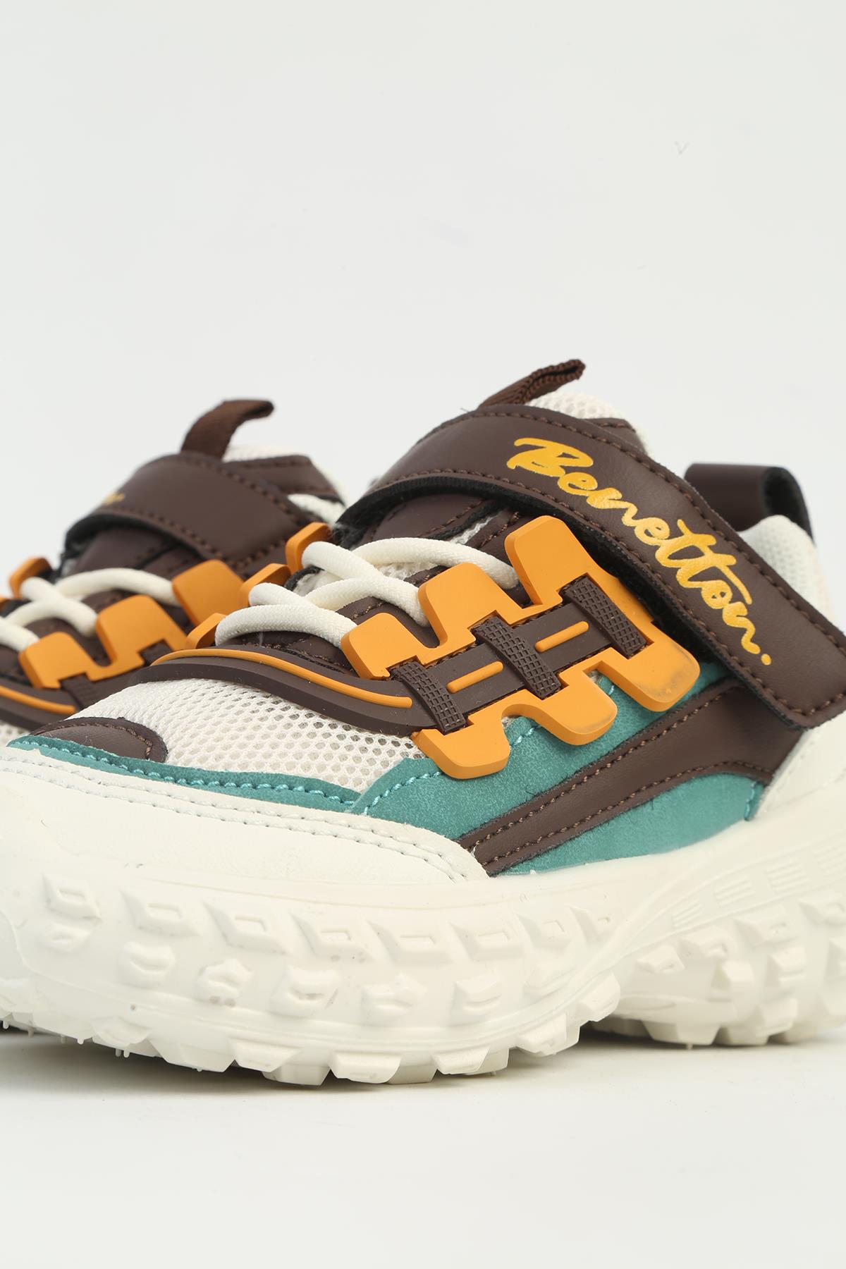 ® Bej Çocuk Spor Ayakkabı İTHAL BNI-11136 - Görsel 5