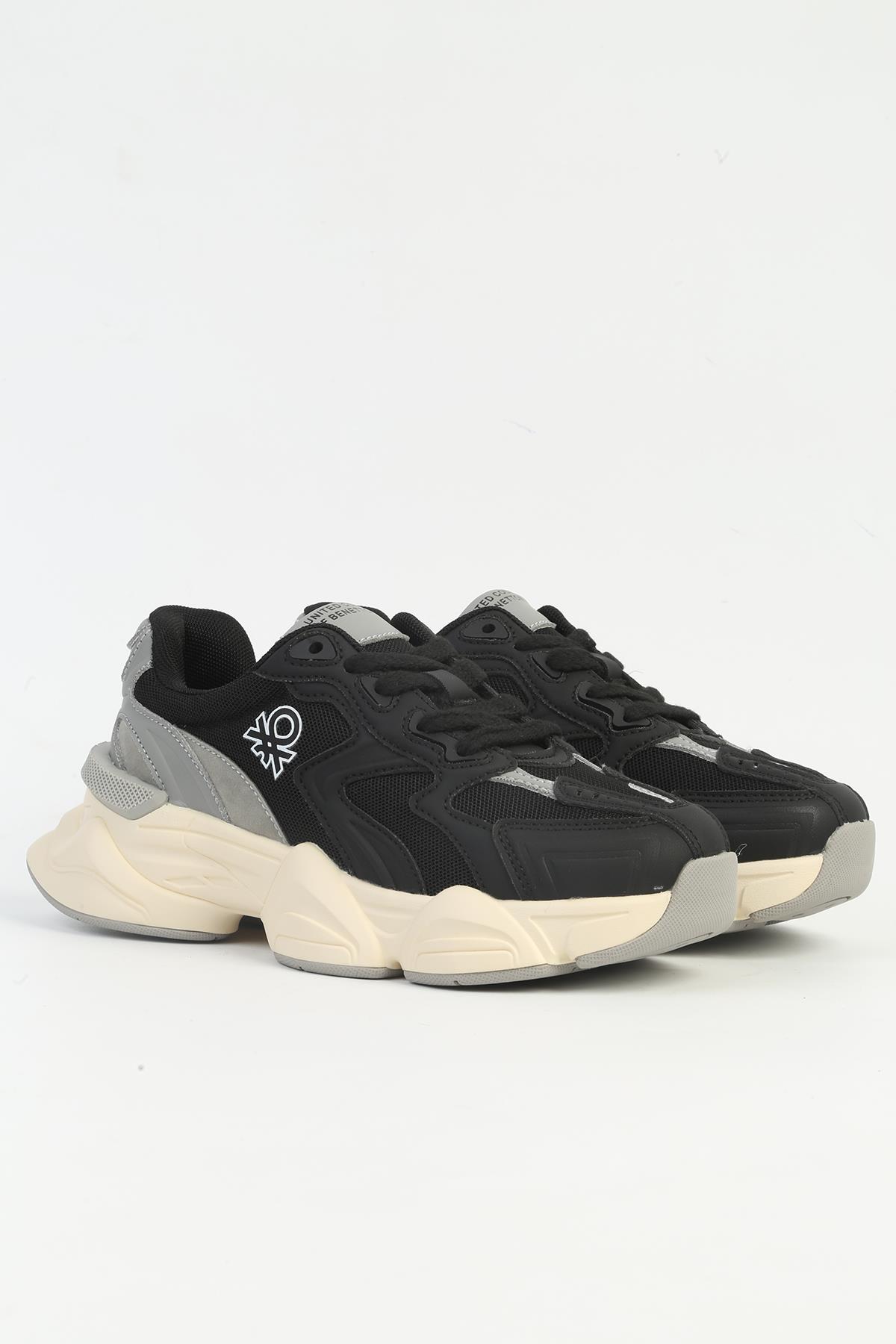 ® Siyah Kadın Spor Ayakkabı İTHAL BNI-11121 - Görsel 3