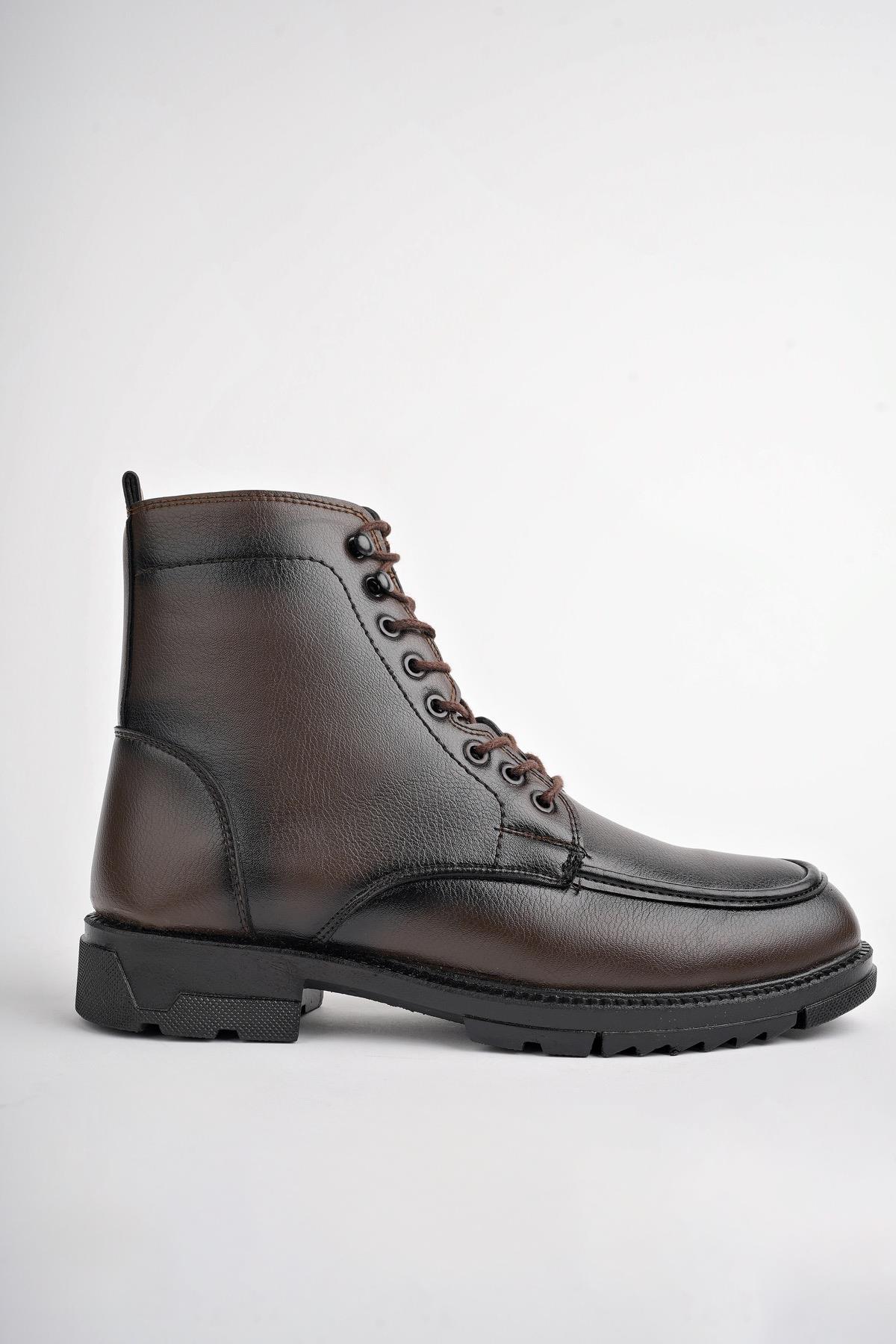 MAXWELLY Garantili Fermuarlı Bağcıklı Rahat Hafif Taban Erkek Bot - Görsel 9