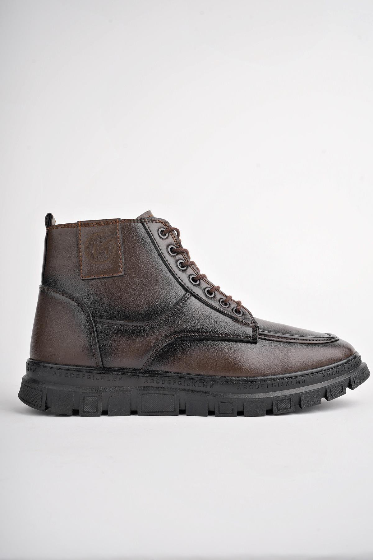 GİLBERTO Garantili Fermuarlı Bağcıklı Kürklü Hafif Taban Erkek Bot - Görsel 7