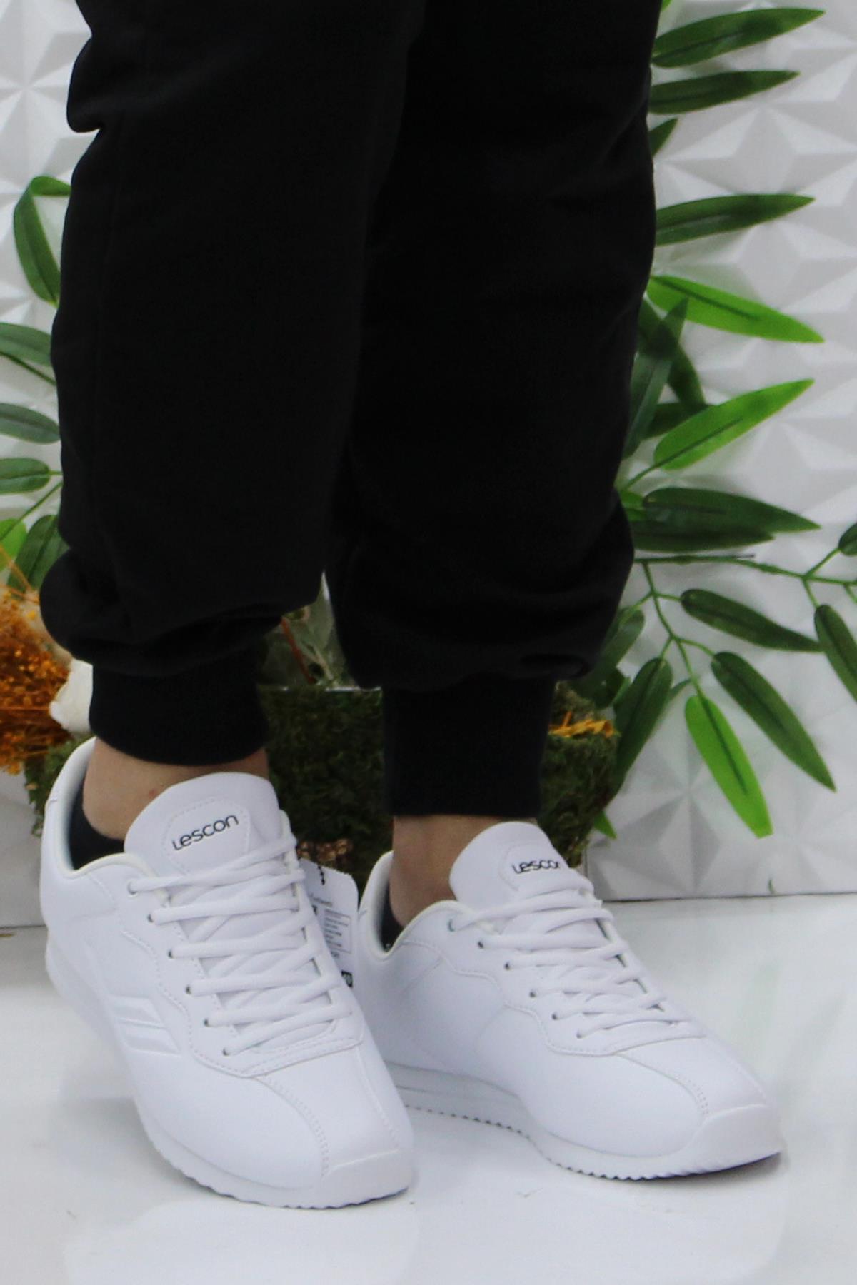 Neptun 5 Beyaz Rahat Esnek Orijinal Ürün Sneaker Spor Ayakkabı - Görsel 3