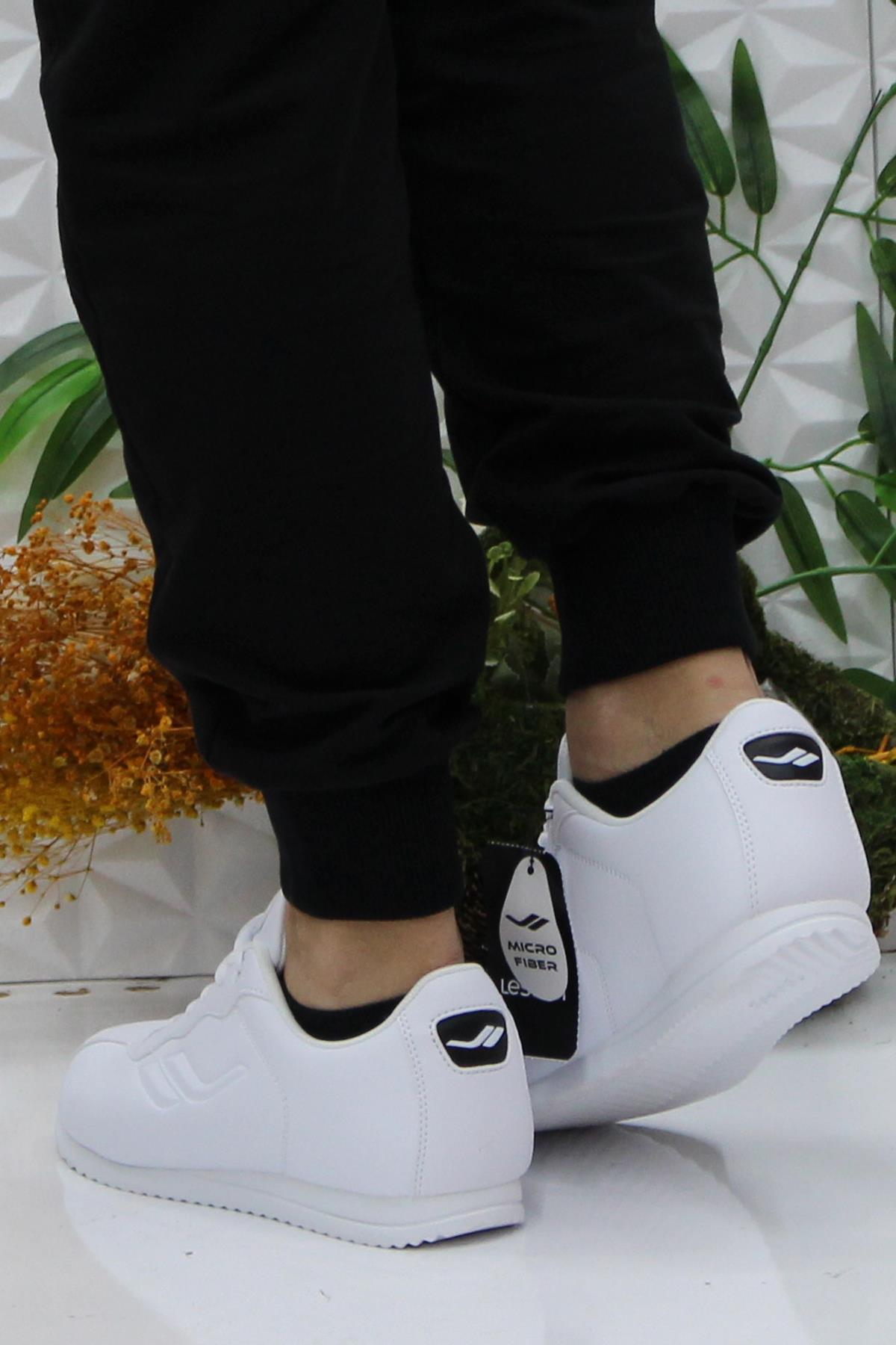 Neptun 5 Beyaz Rahat Esnek Orijinal Ürün Sneaker Spor Ayakkabı - Görsel 5