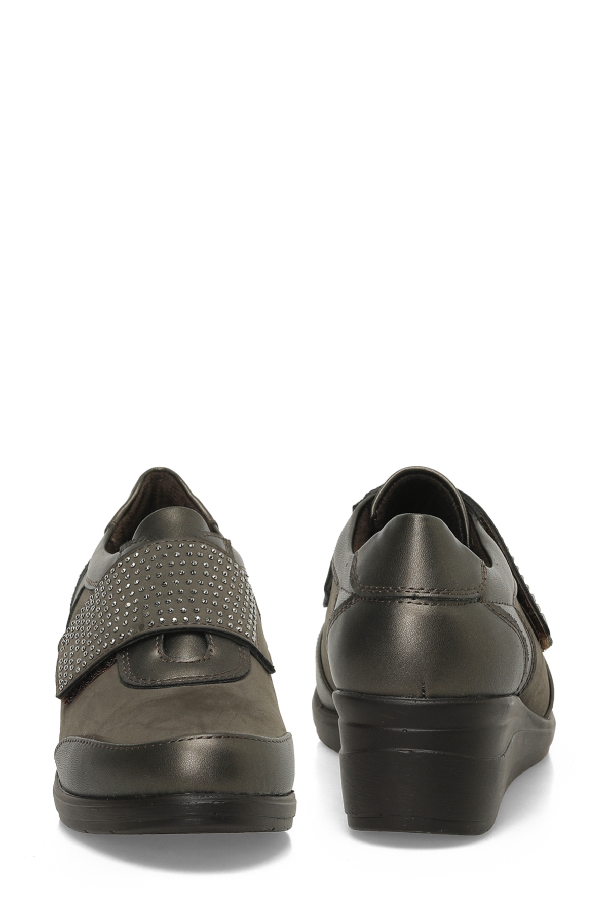 166506.NZ4PR Haki Kadın Bootie - Görsel 6