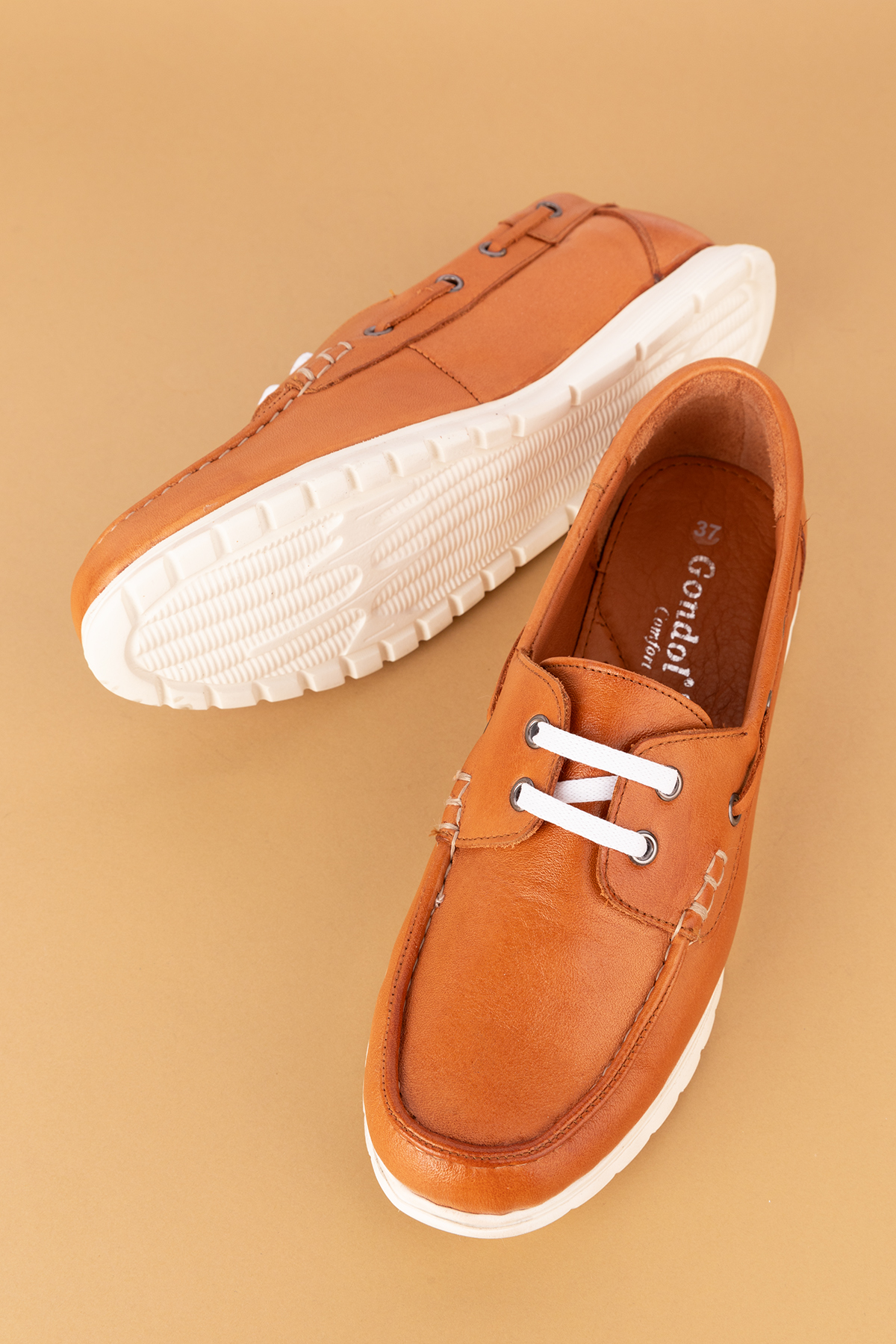 Gondol Kadın İçi Dışı Hakiki Deri Esnek Hafif Rahat Loafer ell.7005 - Görsel 6