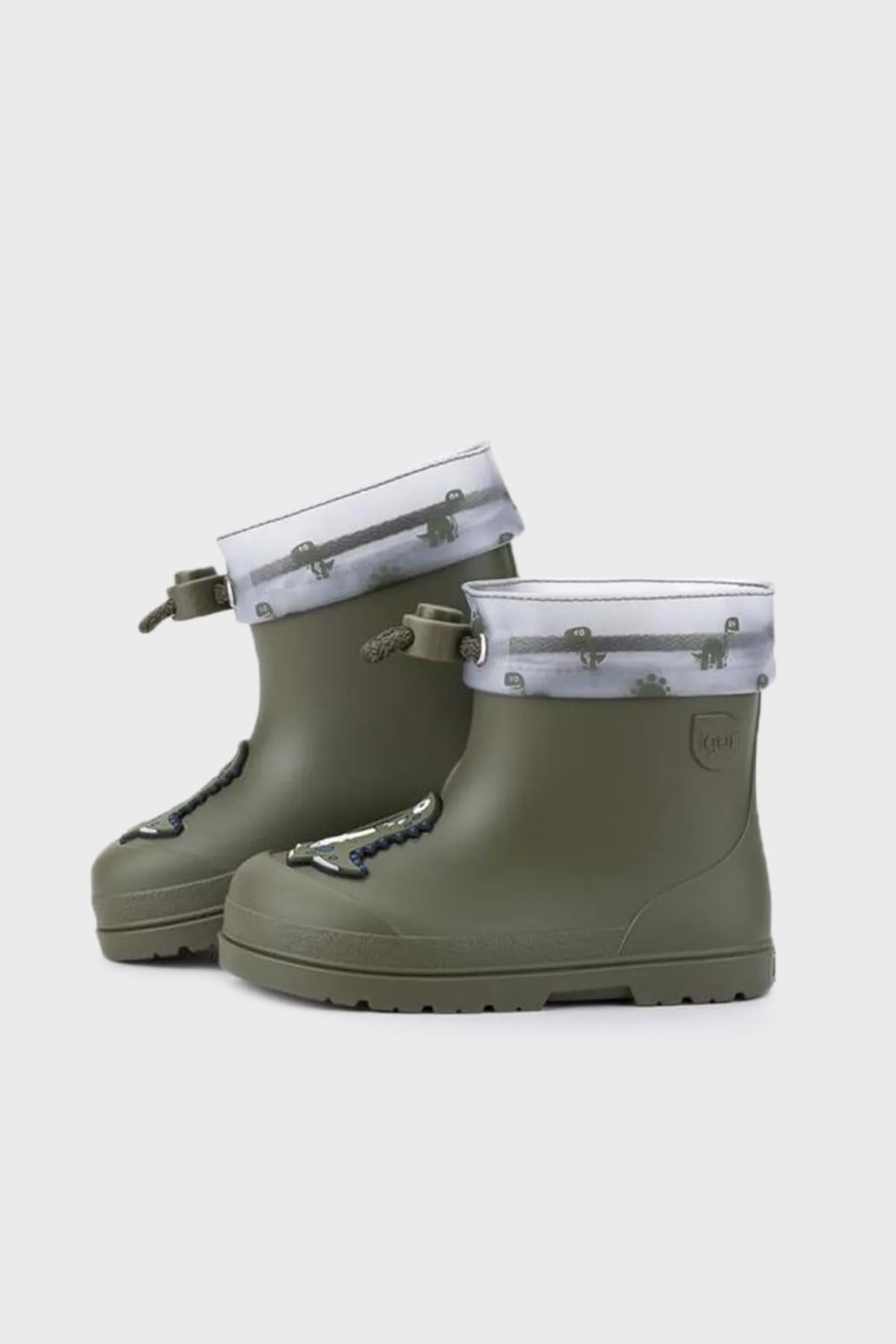 Unisex Çocuk Yağmur Çizmesi W10323 KOYU YEŞİL - Görsel 3