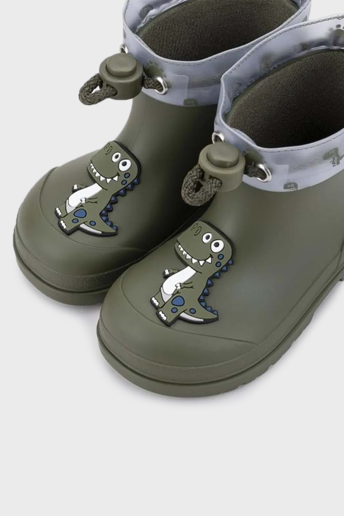 Unisex Çocuk Yağmur Çizmesi W10323 KOYU YEŞİL - Görsel 4