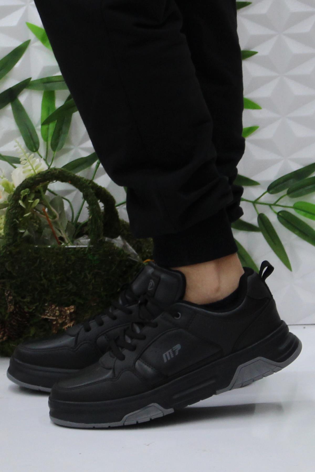 242 2056 Siyah Rahat Orijinal Ürün Sneaker Erkek Ayakkabı - Görsel 4