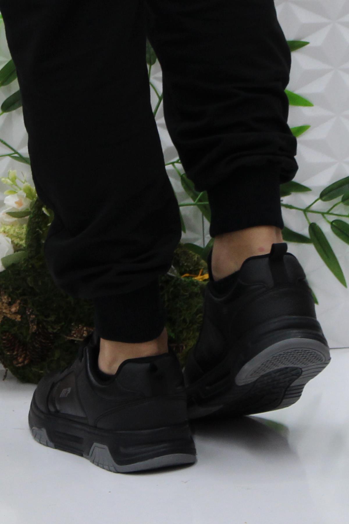 242 2056 Siyah Rahat Orijinal Ürün Sneaker Erkek Ayakkabı - Görsel 5