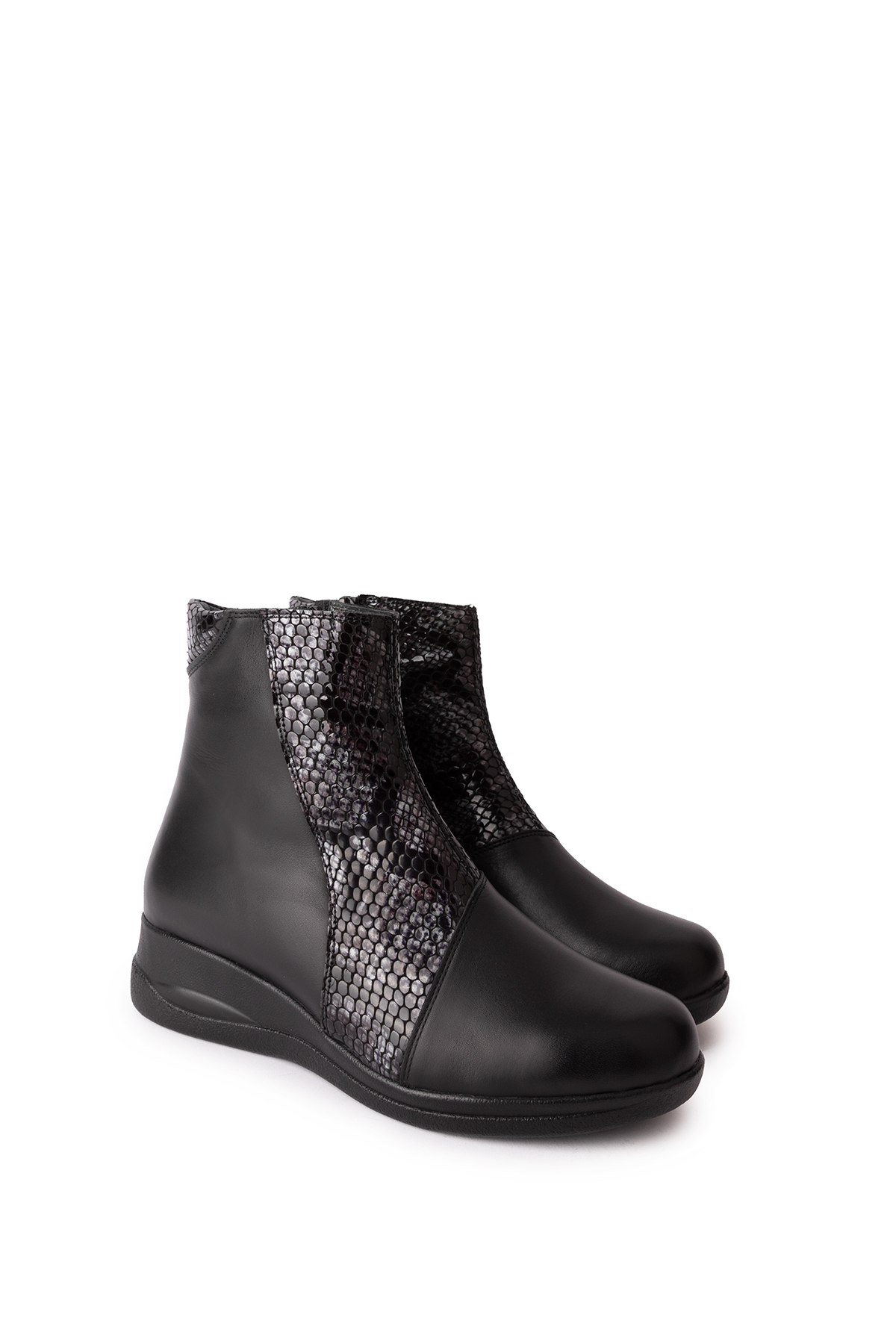 Gondol Kadın Hakiki Deri Yılan Detaylı Bot elnr.5912 - Görsel 4