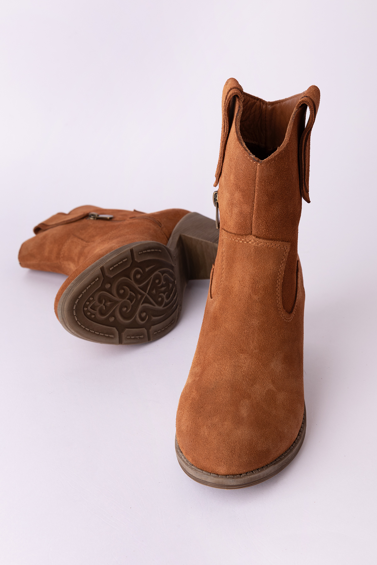 Gondol Kadın Hakiki Deri Western Tarz Bot anl.2800 - Görsel 4