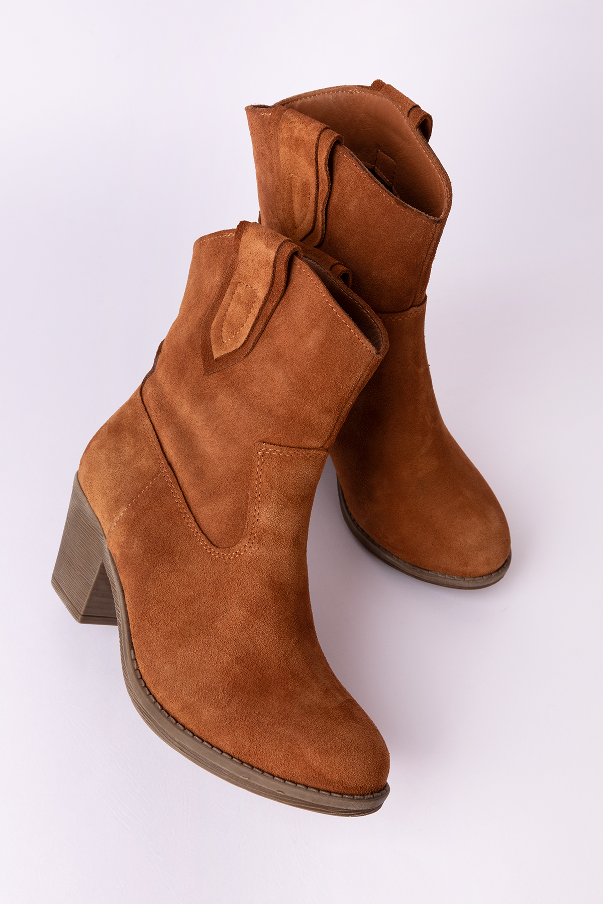 Gondol Kadın Hakiki Deri Western Tarz Bot anl.2800 - Görsel 5