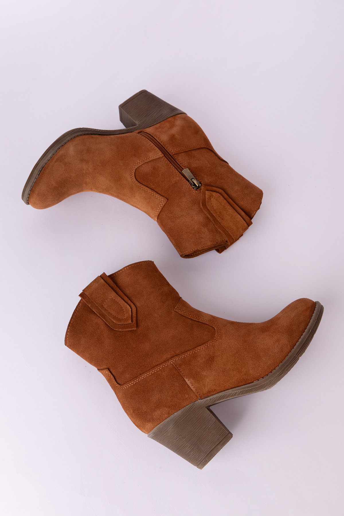 Gondol Kadın Hakiki Deri Western Tarz Bot anl.2800 - Görsel 7