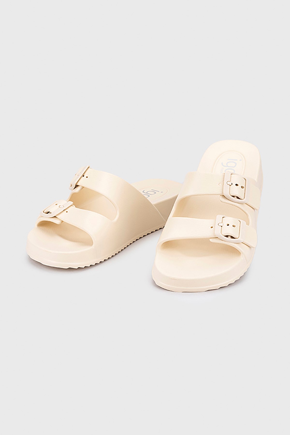 Igor Igor Bej Habana Kadın Terlik S10318-079 Sandalet & Terlik | Flo Bej - 4. görsel