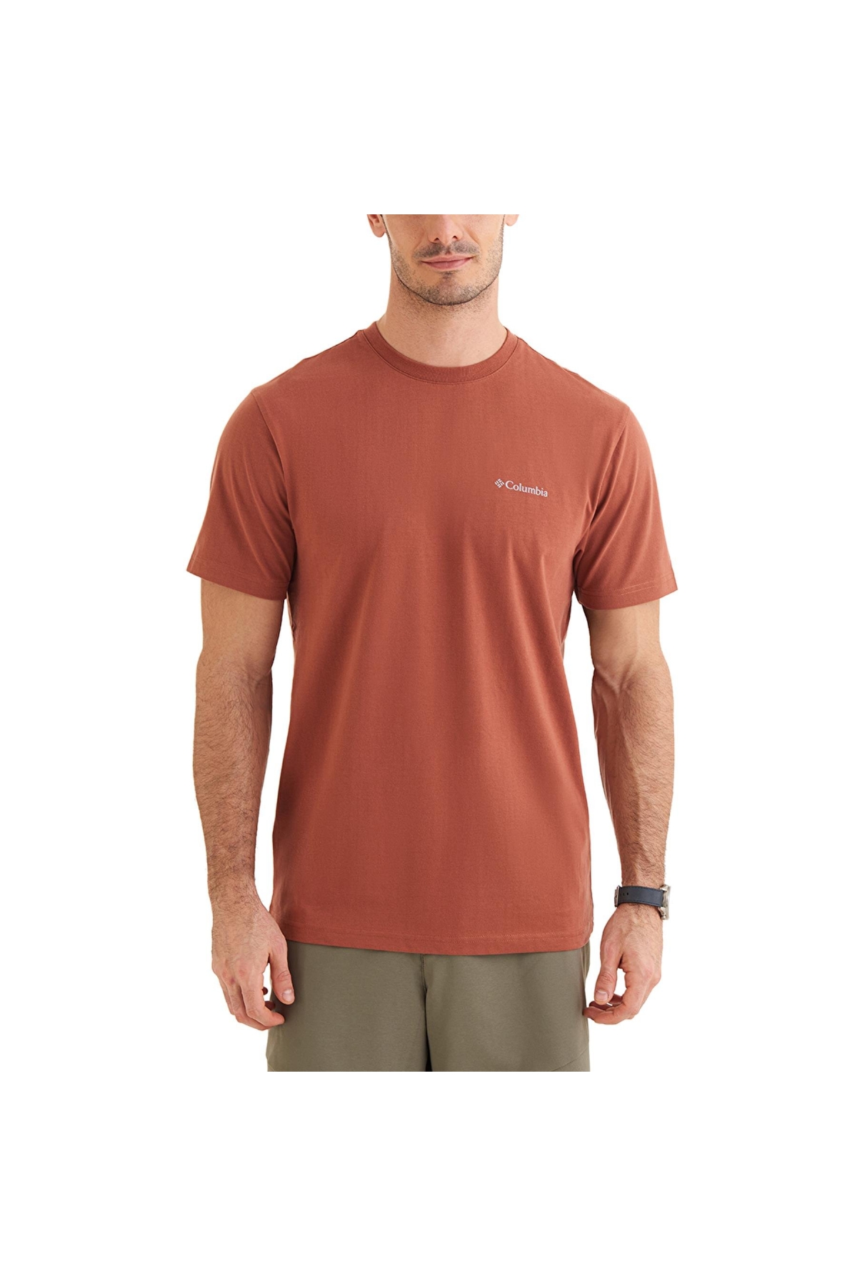 Cs0282 Csc M Basic Sm Logo Brushed Ss Tee Erkek T-Shirt