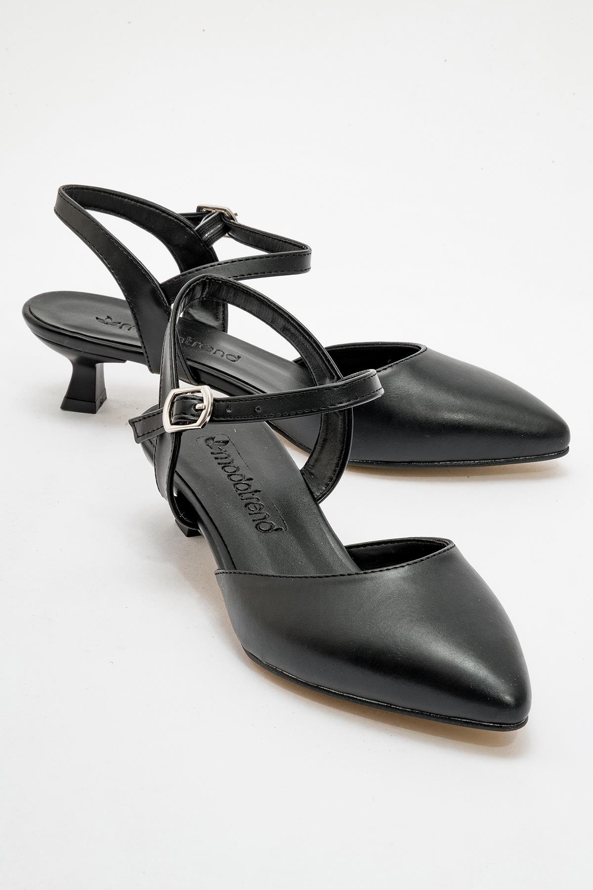 Kadın Düz Topuklu Ayakkabı SİYAH CİLT - Görsel 3