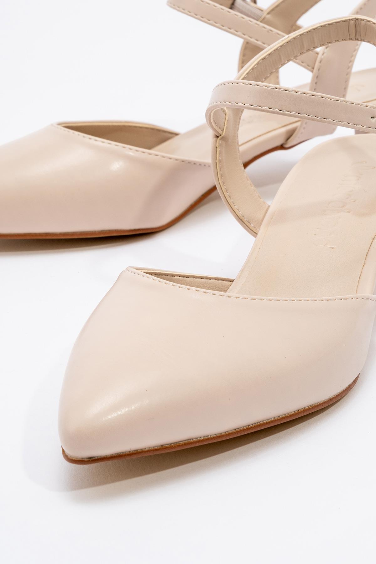 Kadın Düz Topuklu Ayakkabı TEN CİLT - Görsel 4