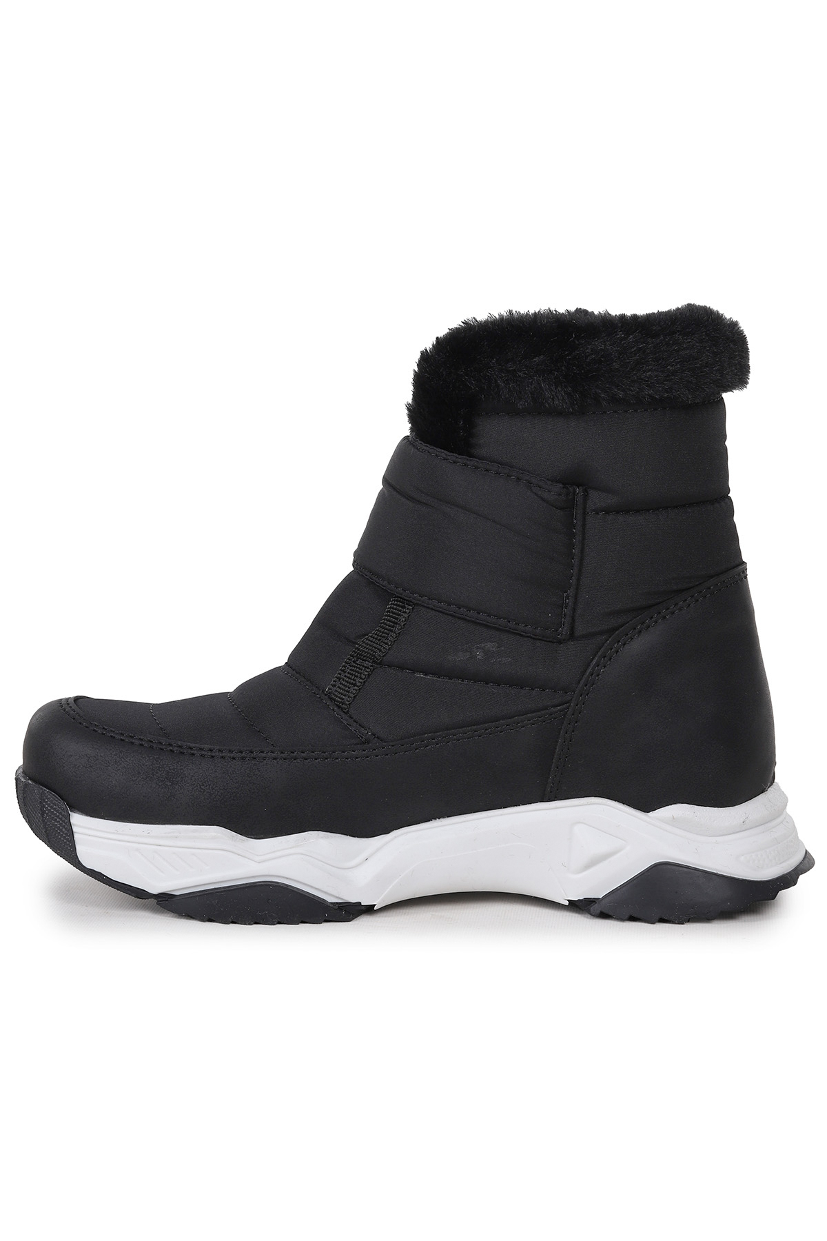 Magic Cırtlı Erkek Çocuk Kar Botu Siyah - Beyaz - Görsel 5