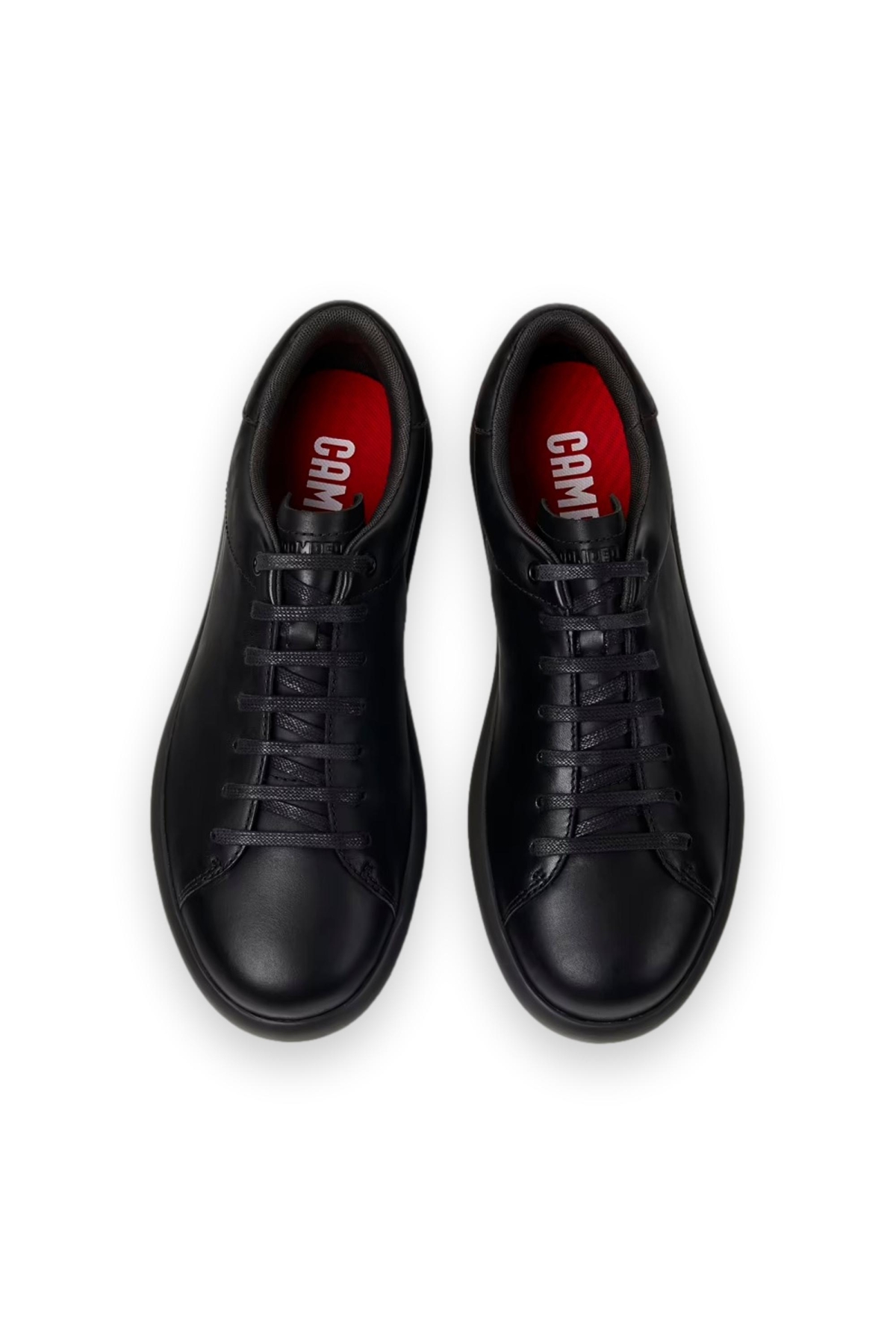 K101003 Pelotas Soller Deri Sneakers Siyah Erkek Spor Ayakkabı - Görsel 4