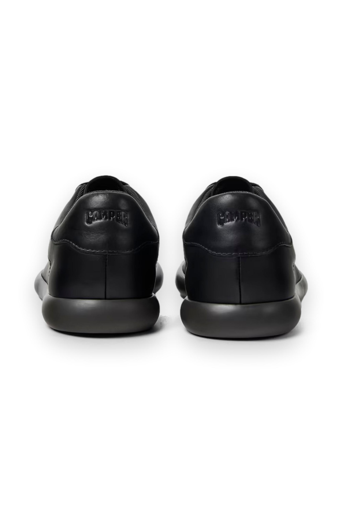 K101003 Pelotas Soller Deri Sneakers Siyah Erkek Spor Ayakkabı - Görsel 5