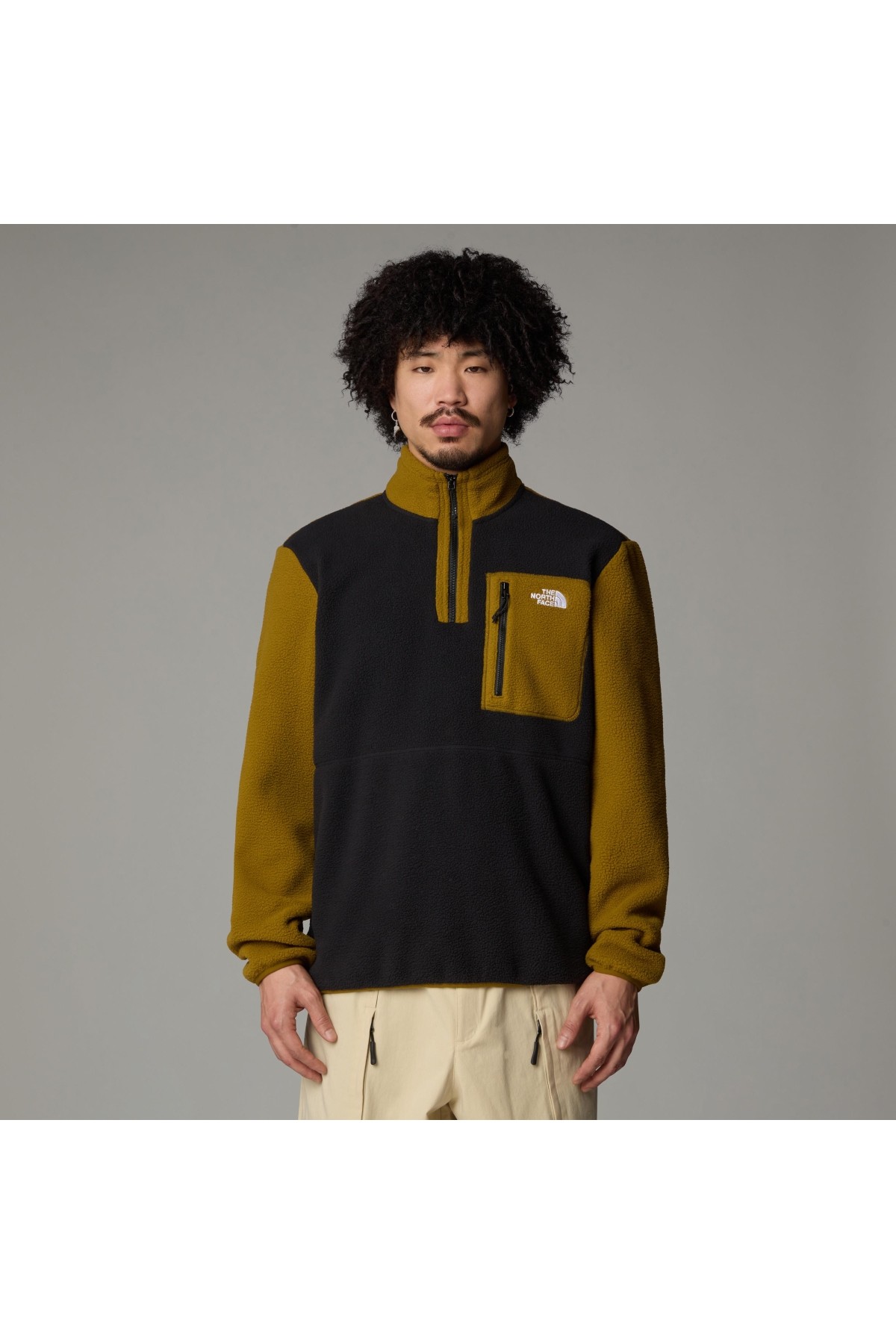 M Yumiori 1/4 Zip Erkek Sweatshirt