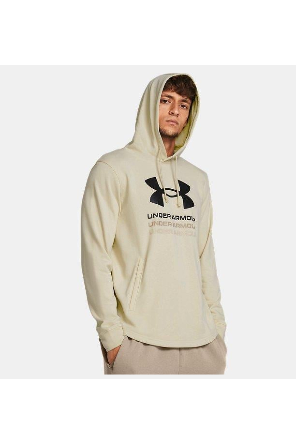 UA Rival Terry Graphic Hood Erkek Sweatshirt