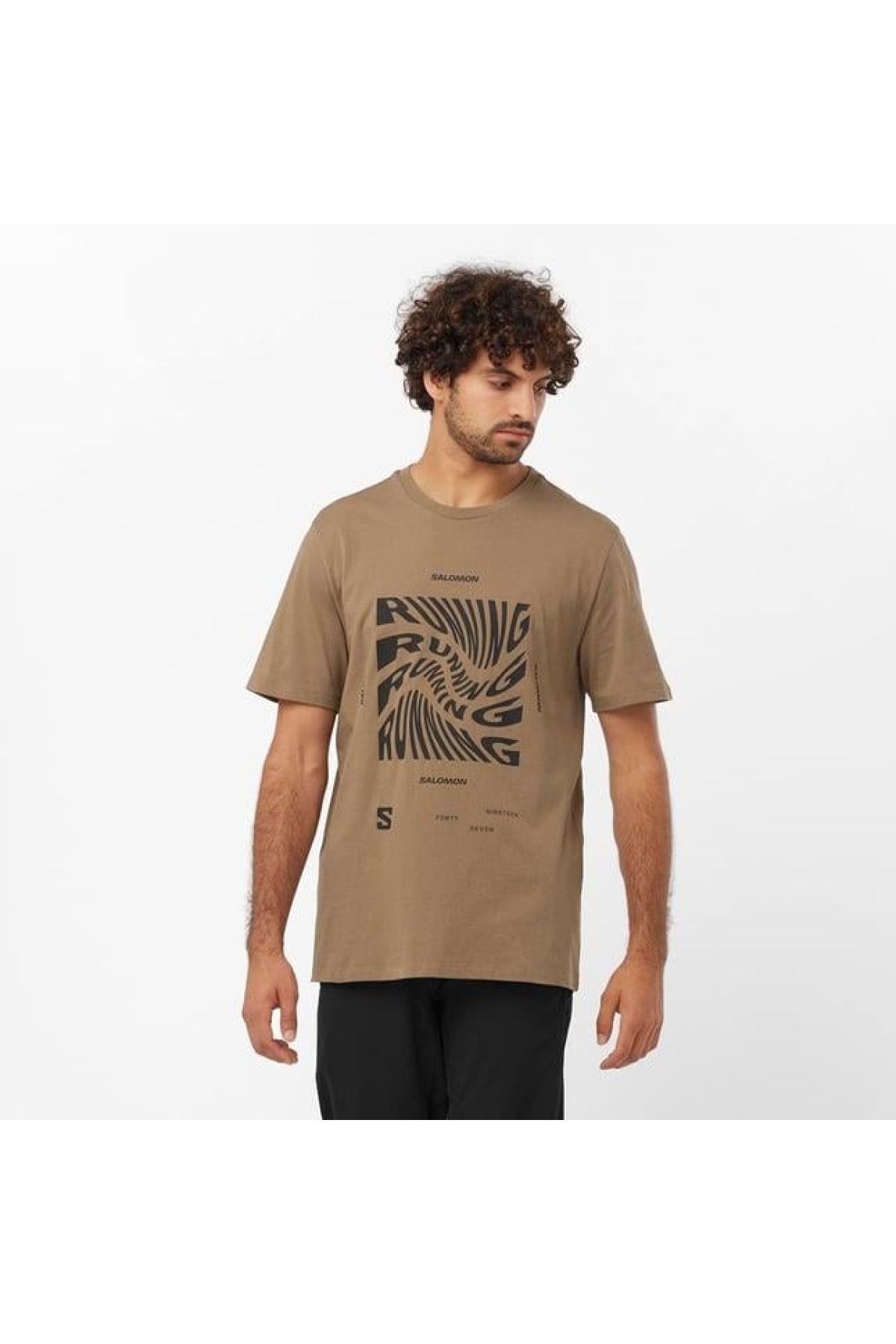 Running Graphic Ss Tee M Erkek T-Shirt