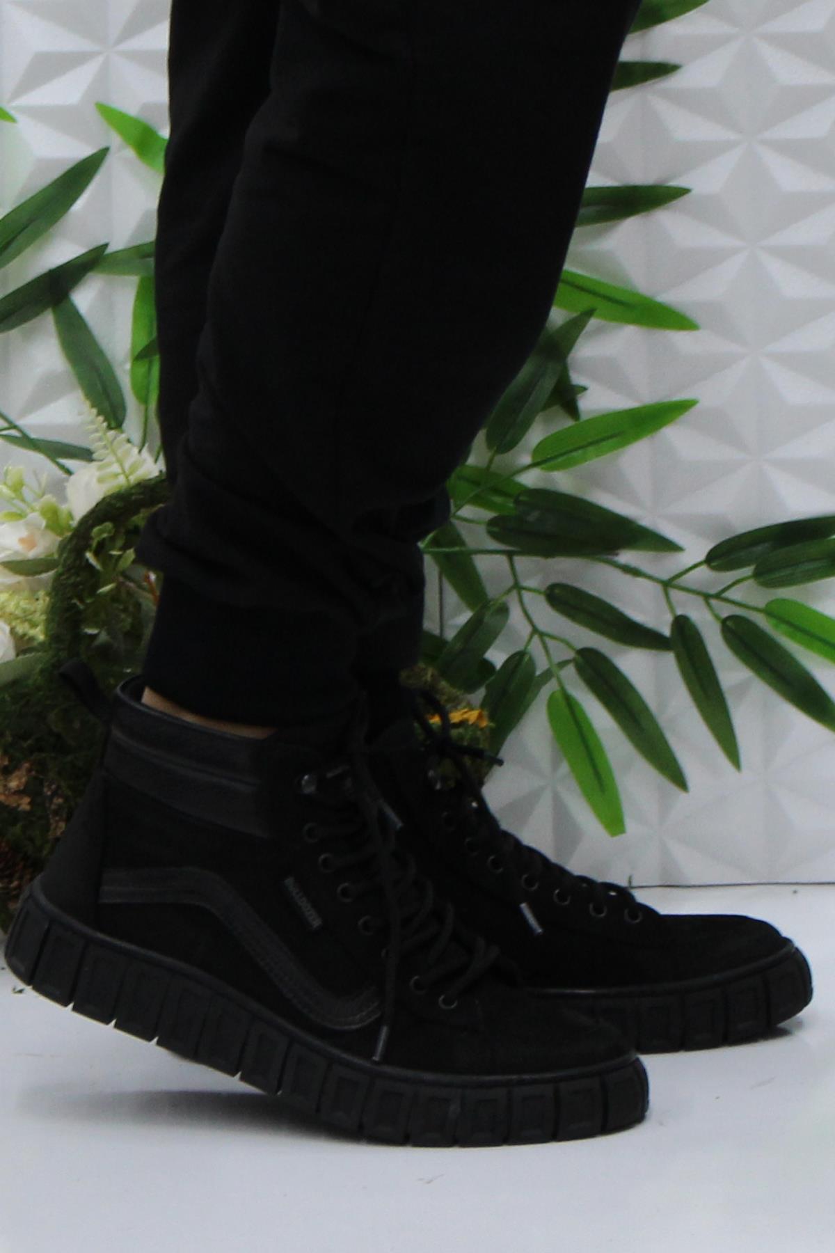 250117 Siyah Nubuk Rahat Esnek Orijinal Ürün Erkek Bot - Görsel 2