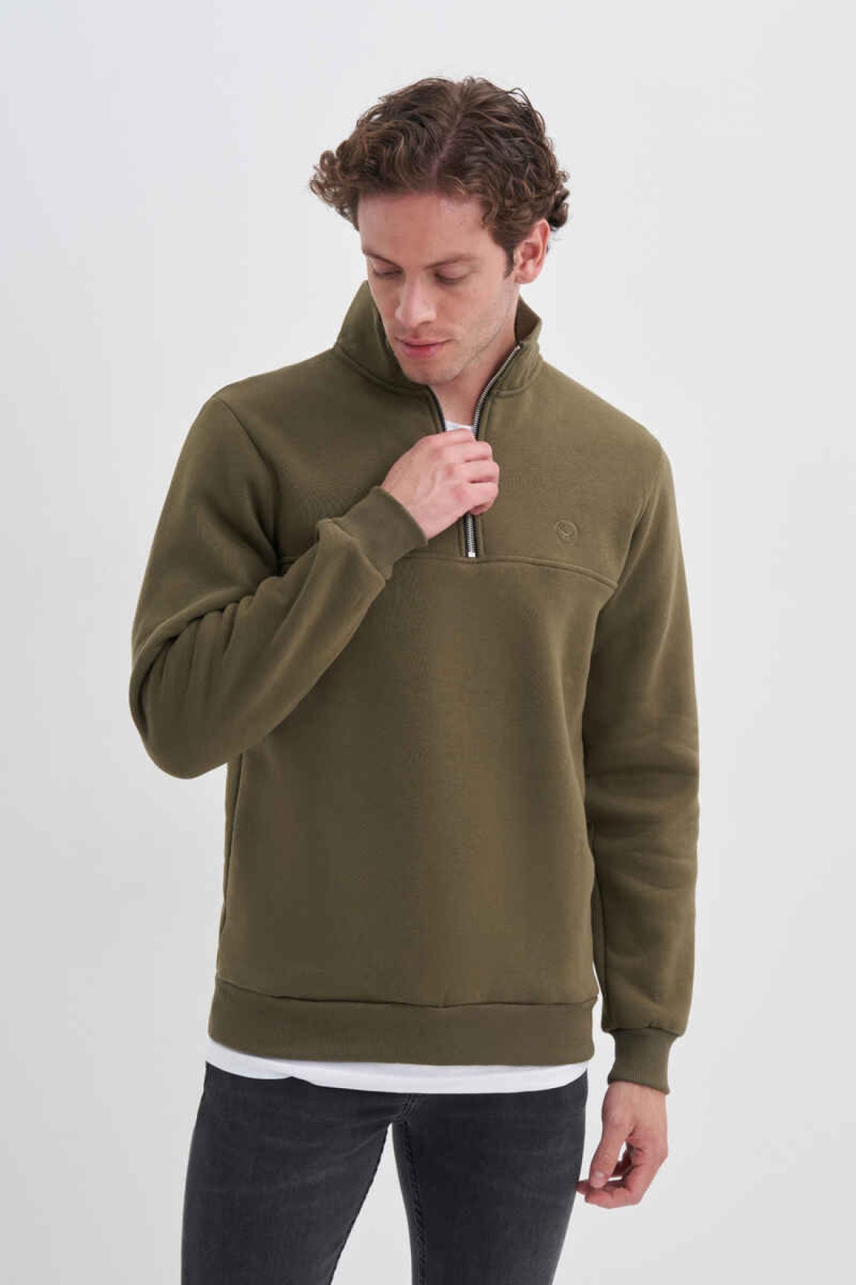 5618 Erkek 3 İplik Sweatshirt