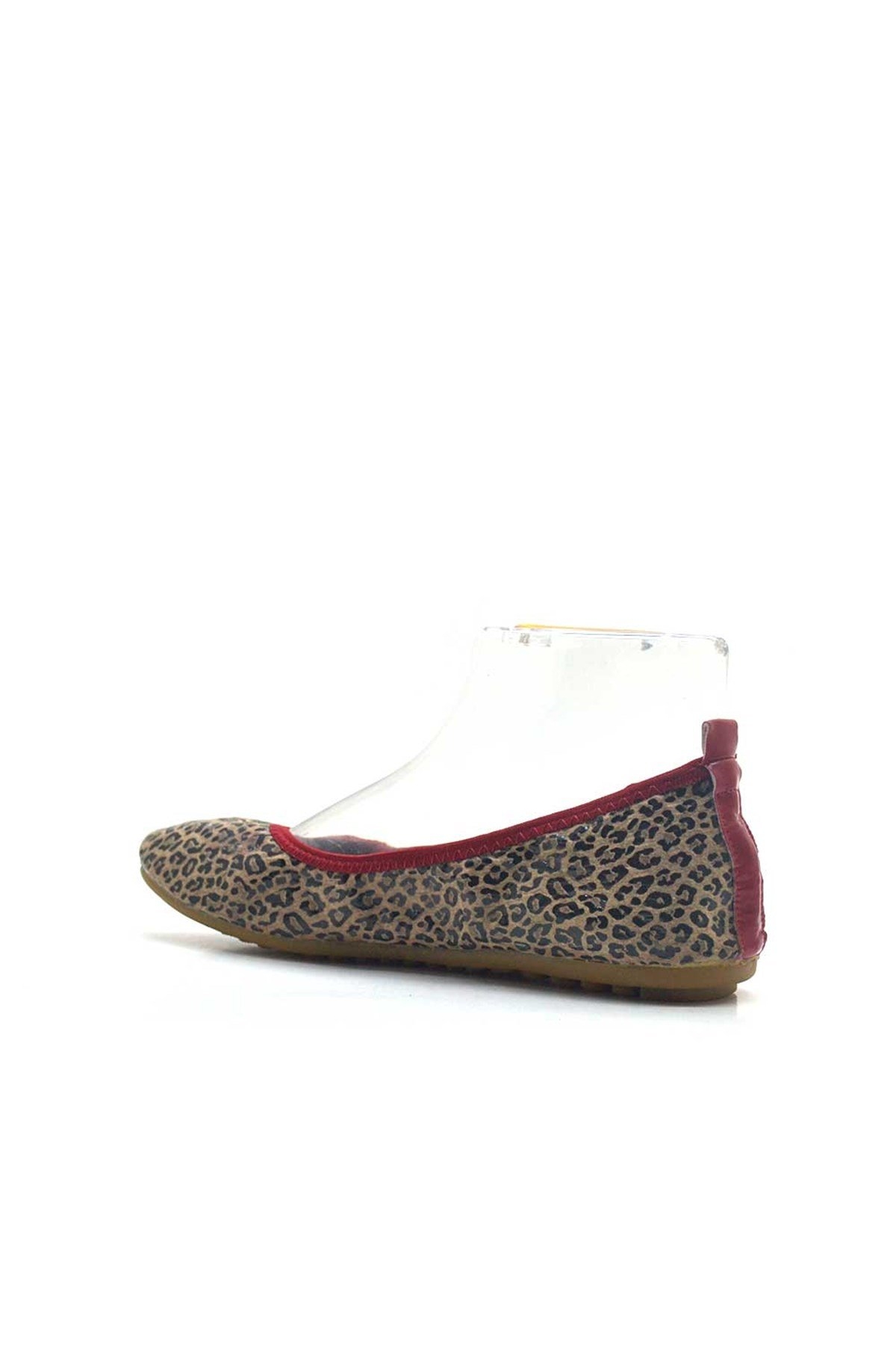 Leopar Desenli Katlanabilir Kadın Babet-Portföy Çantalı - Görsel 5