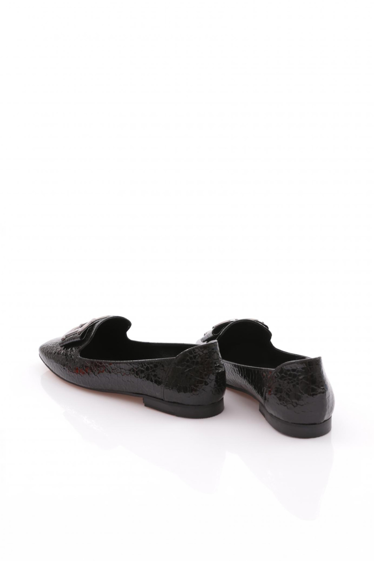 K064 Kadin Düz Burun Babet - Görsel 4