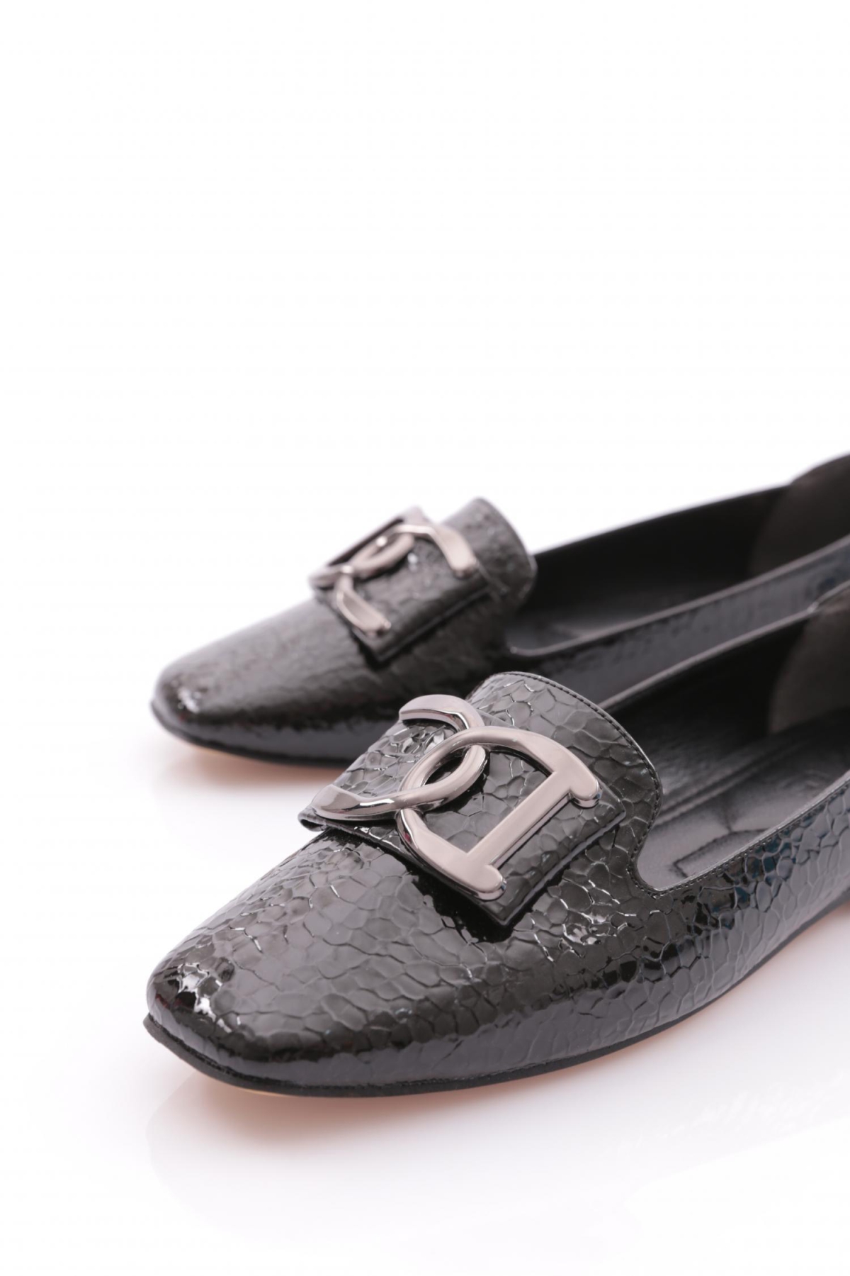 K064 Kadin Düz Burun Babet - Görsel 5