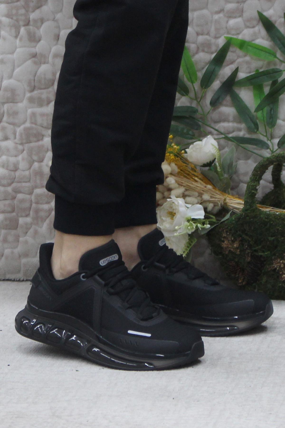 Eterıum 3 Siyah Airfoam Orijinal Ürün Esnek Rahat Erkek Spor Ayakkabı - Görsel 2