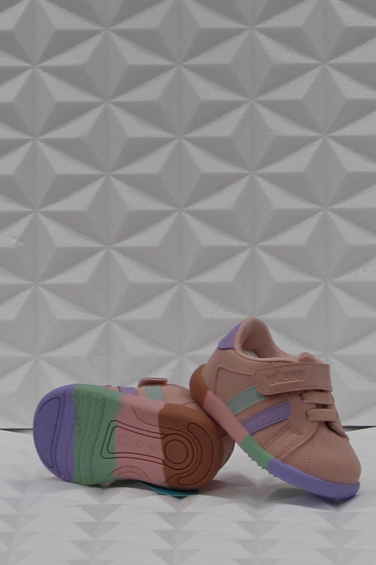 950.B24K.453 Pudra Heika İlk Adım Kız Çocuk Ayakkabı - Görsel 5