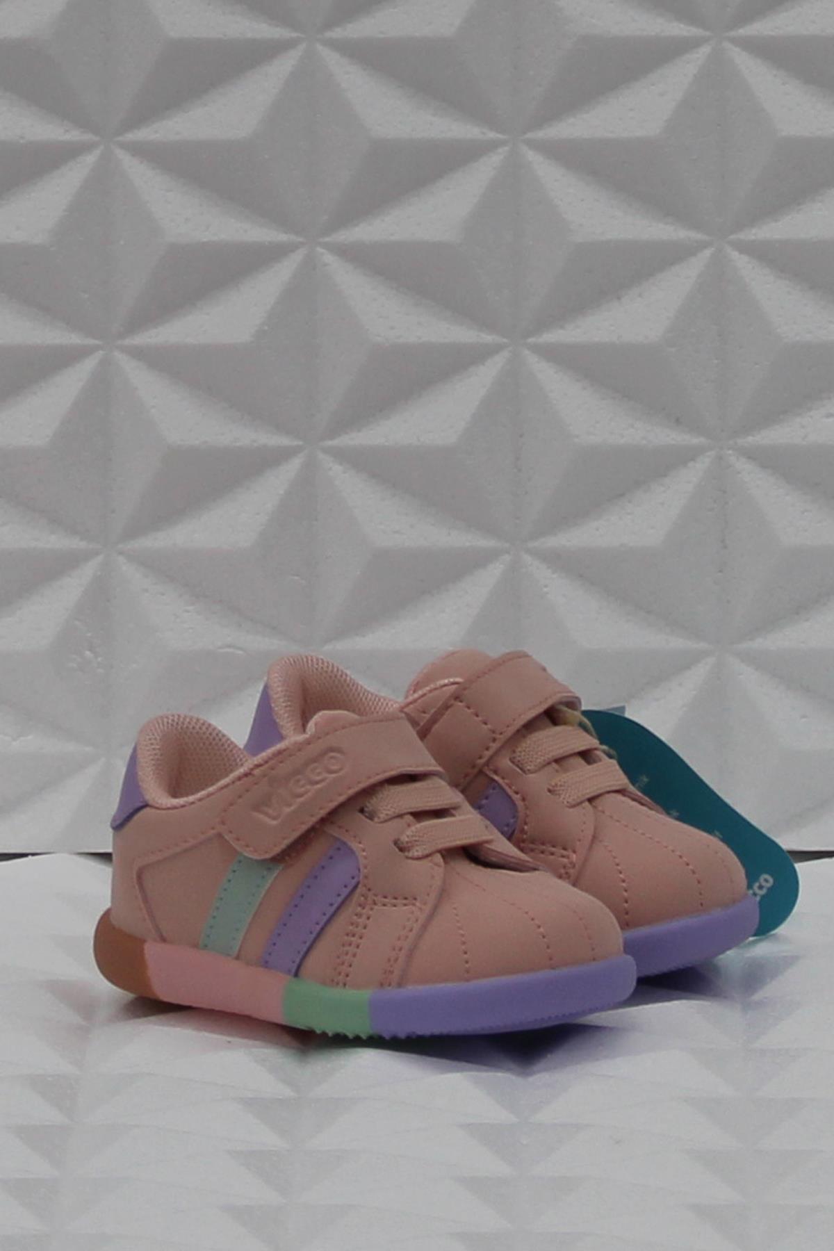 950.E24K.453 Pudra Heika İlk Adım Kız Çocuk Ayakkabı - Görsel 2