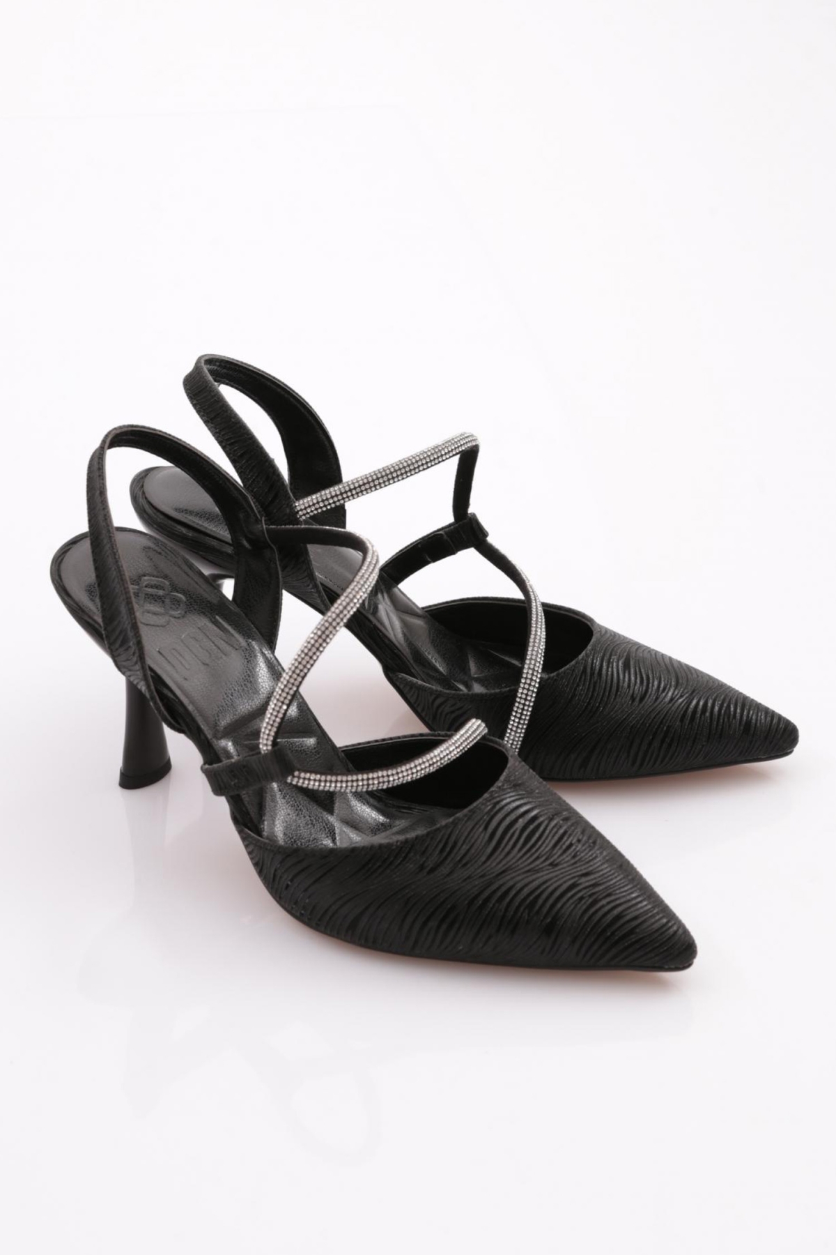 4151 Kadin Taş İşlemeli Abiye Ayakkabi - Görsel 3