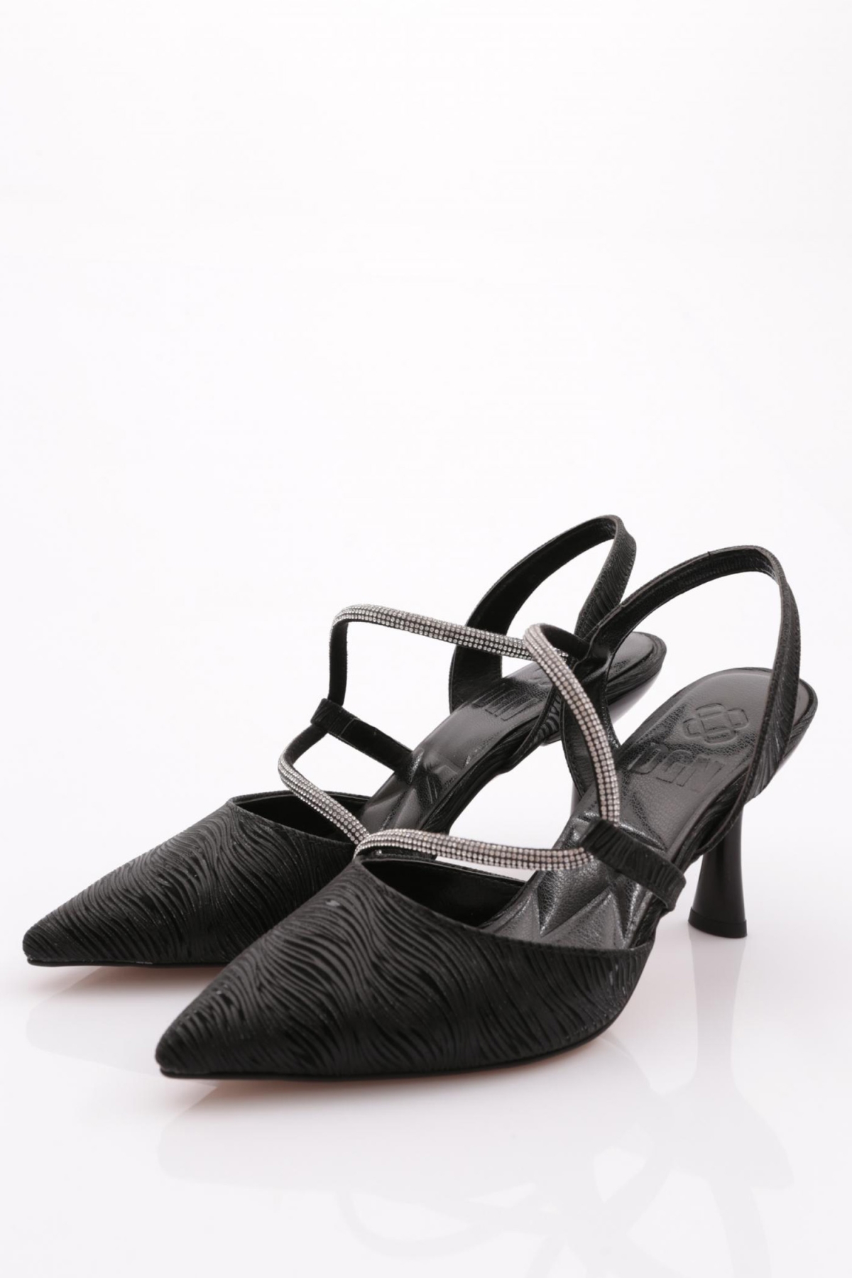 4151 Kadin Taş İşlemeli Abiye Ayakkabi - Görsel 5