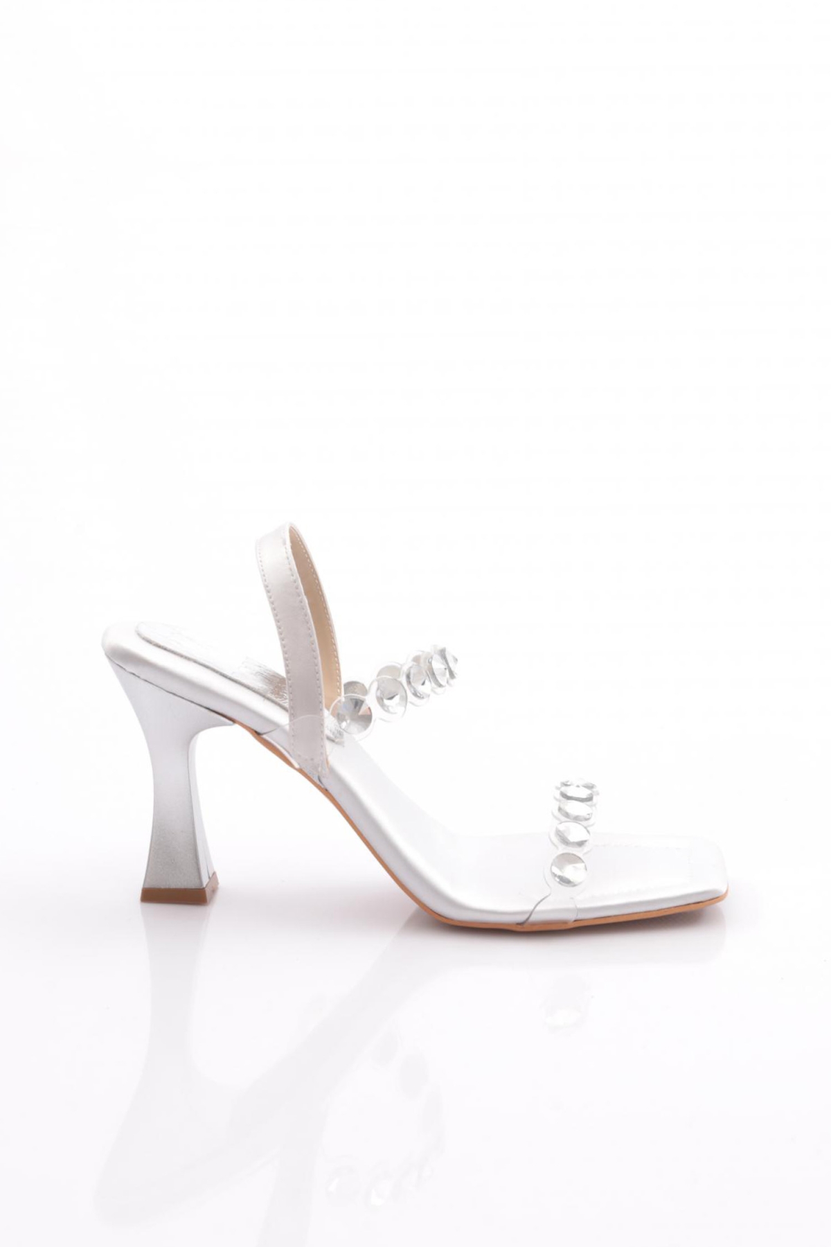 109 Kadin Arkadain Bağlamali Topuklu Abiye Ayakkabi - Görsel 2