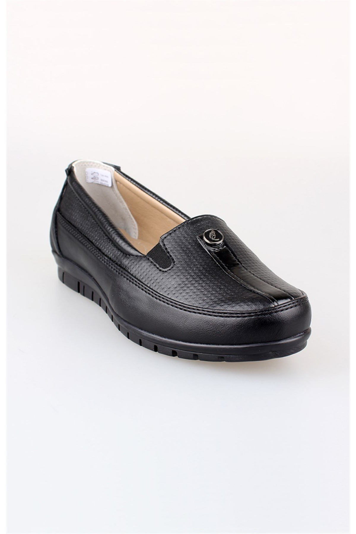 M184 Siyah Termo Taban Günlük Anne Ayakkabısı - Görsel 2