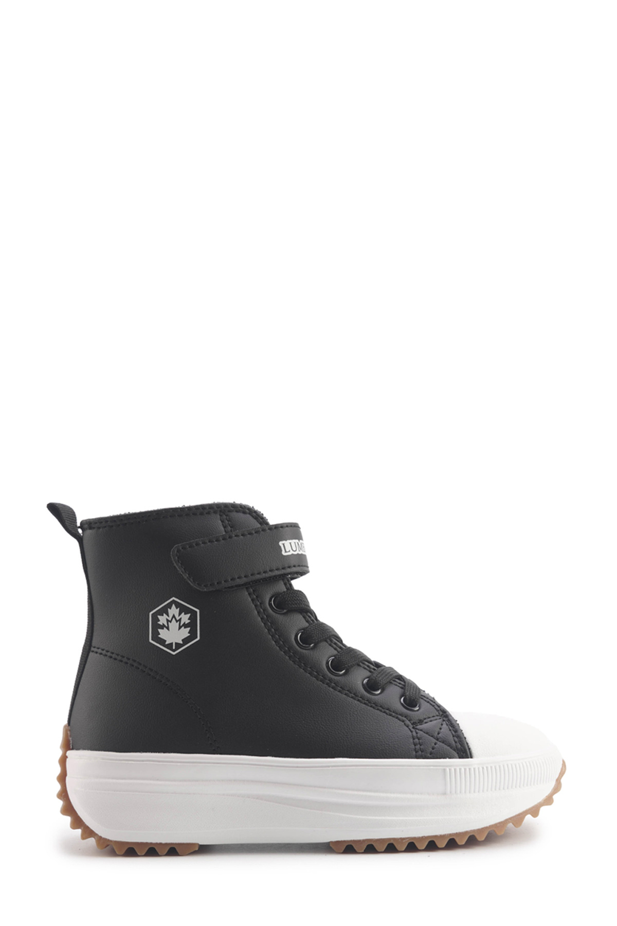 NELLY PU 4PR Siyah Kız Çocuk High Sneaker - Görsel 2