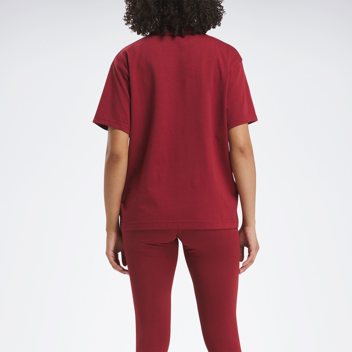 Reebok AE TEE Bordo Kadın Kısa Kol T-Shirt
