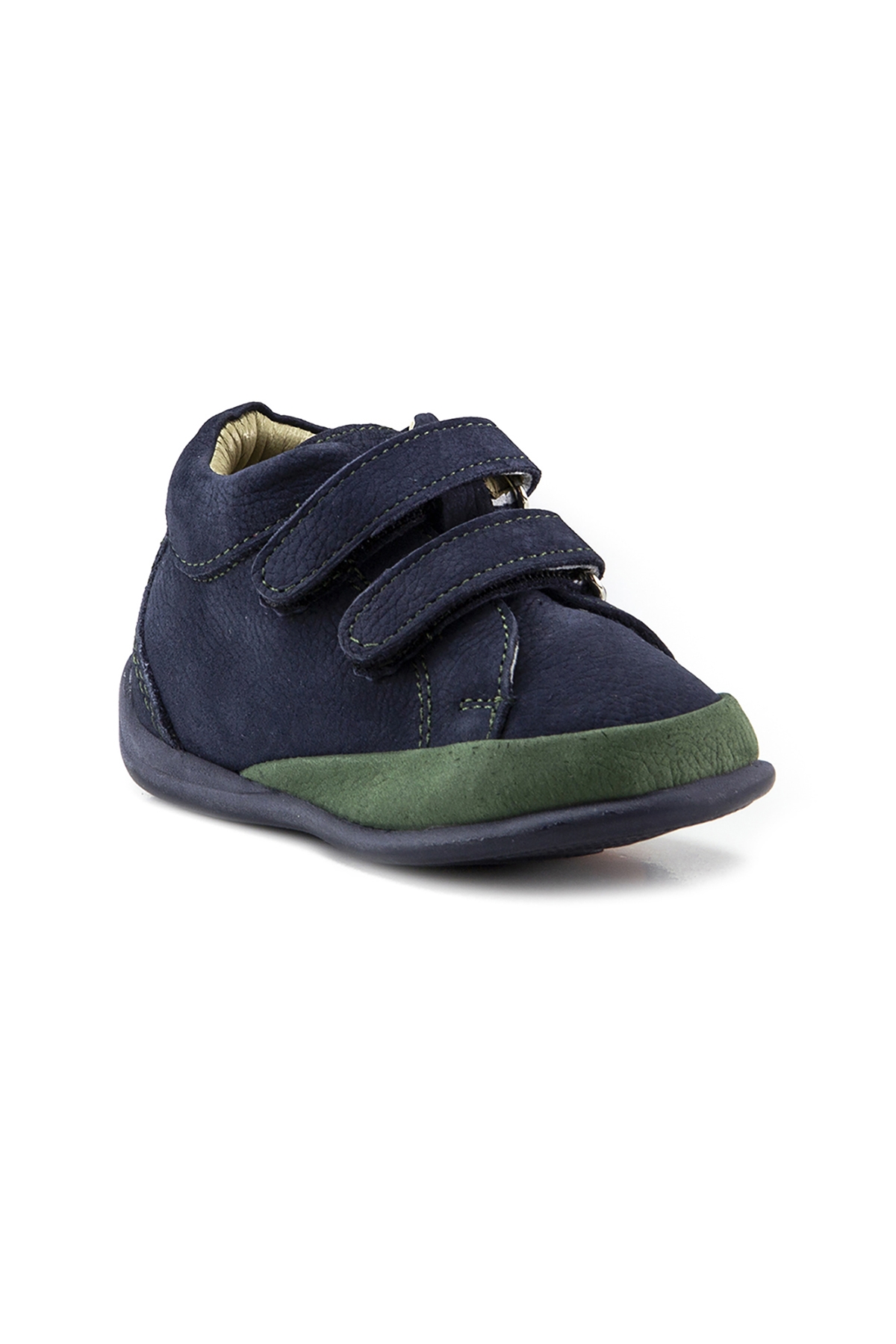 Unisex Çocuk Lacivert Deri Ortopedik Destekli İlk Adım Bot - Görsel 3