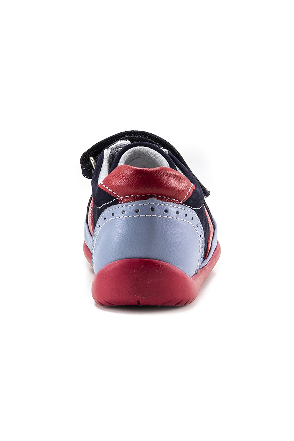 Unisex Çocuk Laci-Kırmızı-Sax Deri Ortopedik Destekli İlk Adım Ayakkabı - Görsel 6