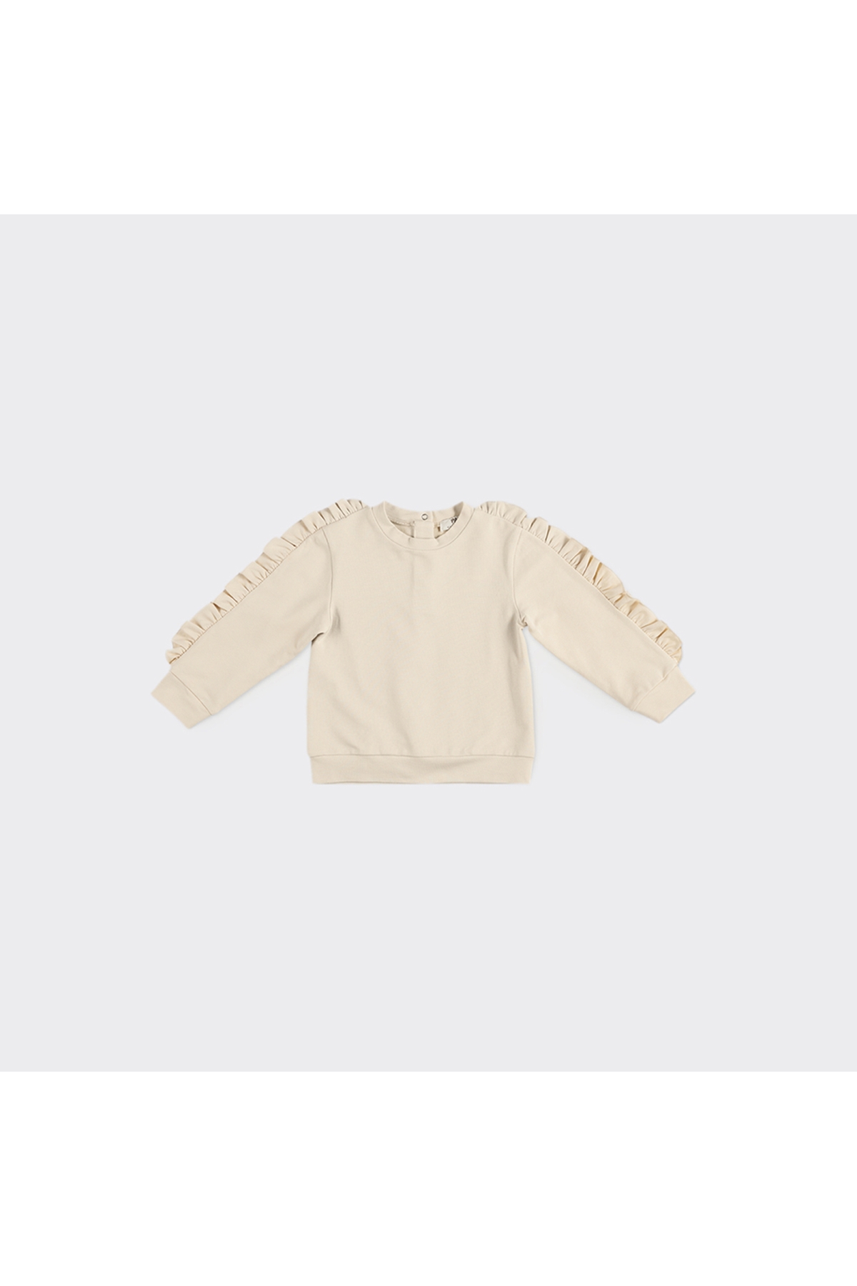 Kız Çocuk  Fırfır Detaylı Sweatshirt