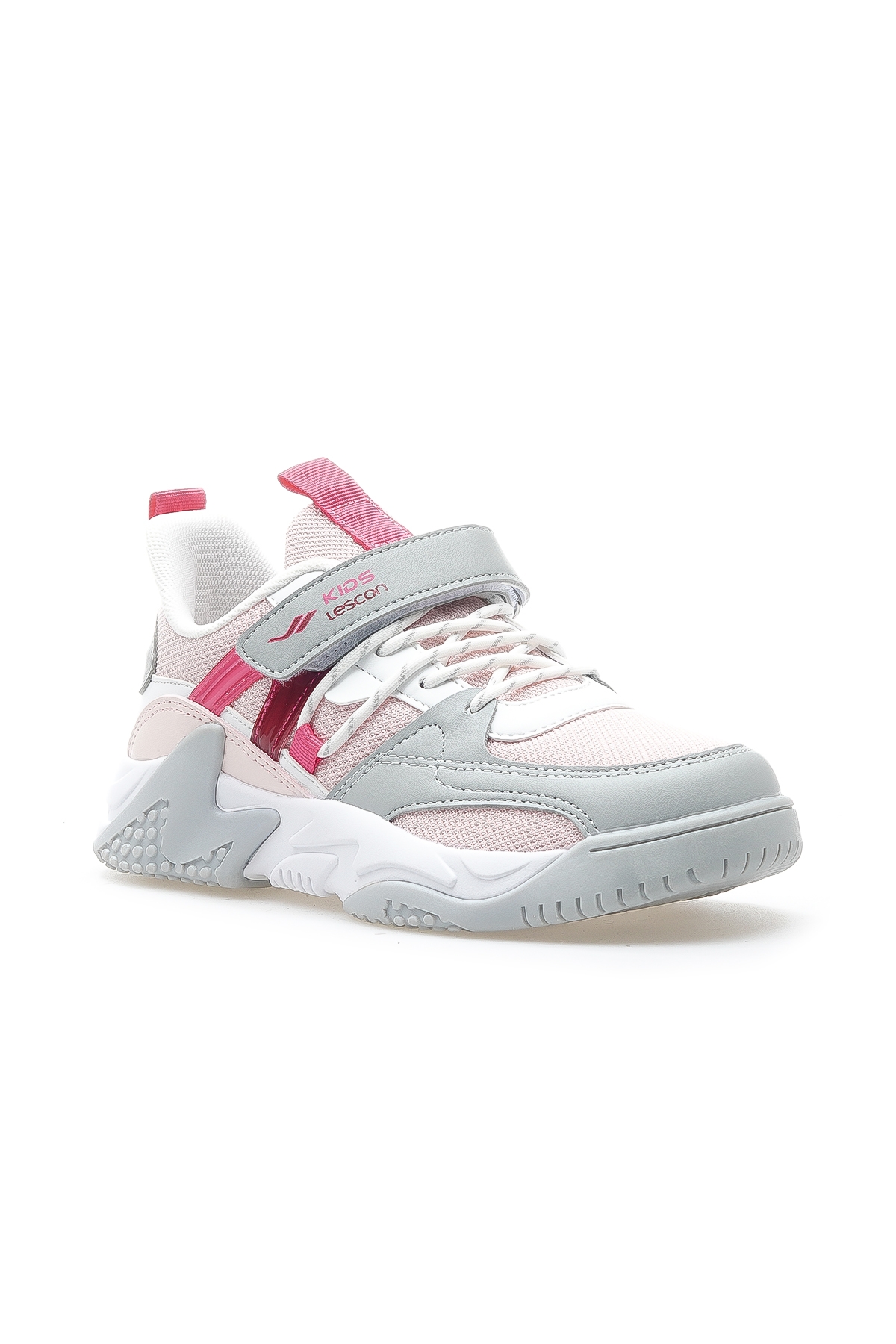 Strap Kız Çocuk Sneaker Günlük Spor Ayakkabı (28-35) 24k Strap Fk Pudra - Görsel 5