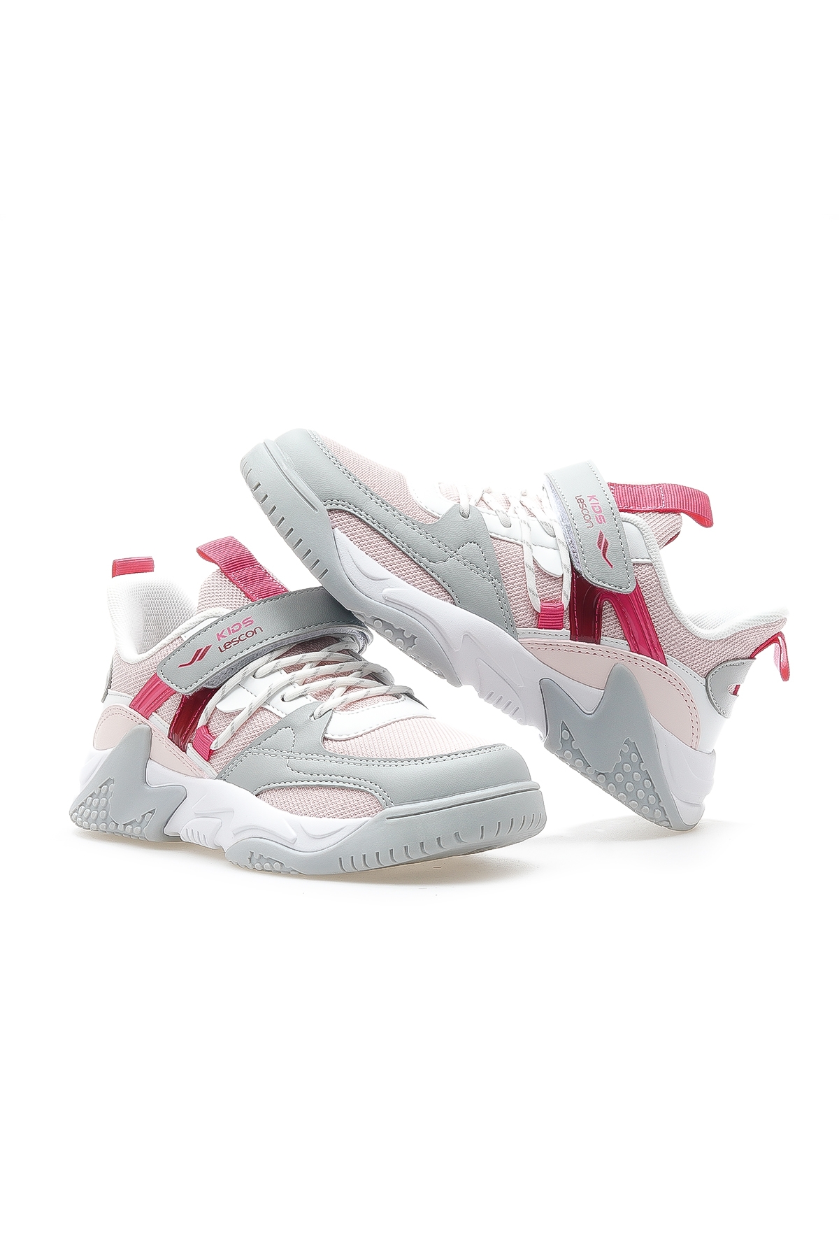 Strap Kız Çocuk Sneaker Günlük Spor Ayakkabı (28-35) 24k Strap Fk Pudra - Görsel 7